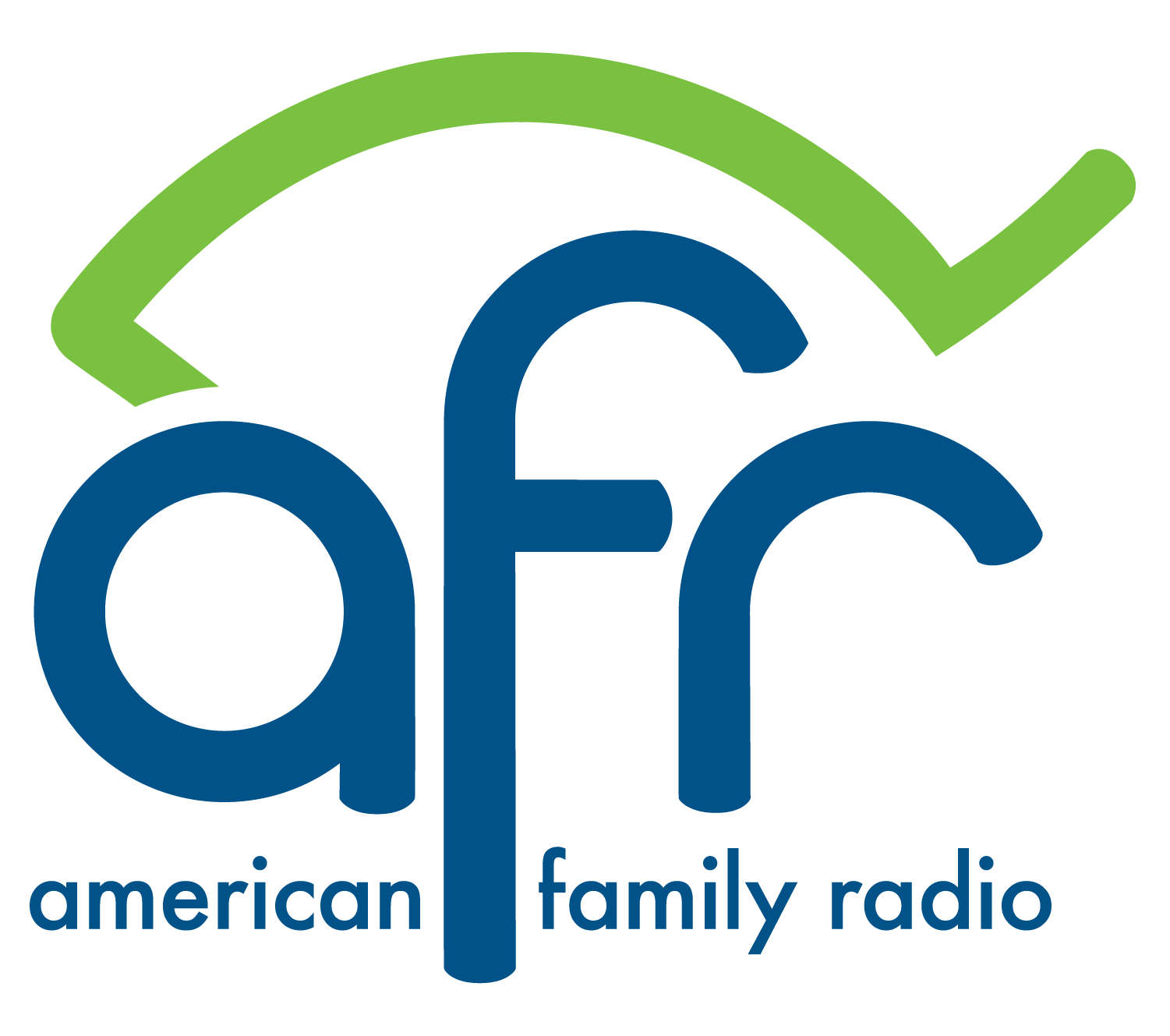 Logo for American Family Radio. Transparent background.