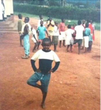 Alex growing up in Africa