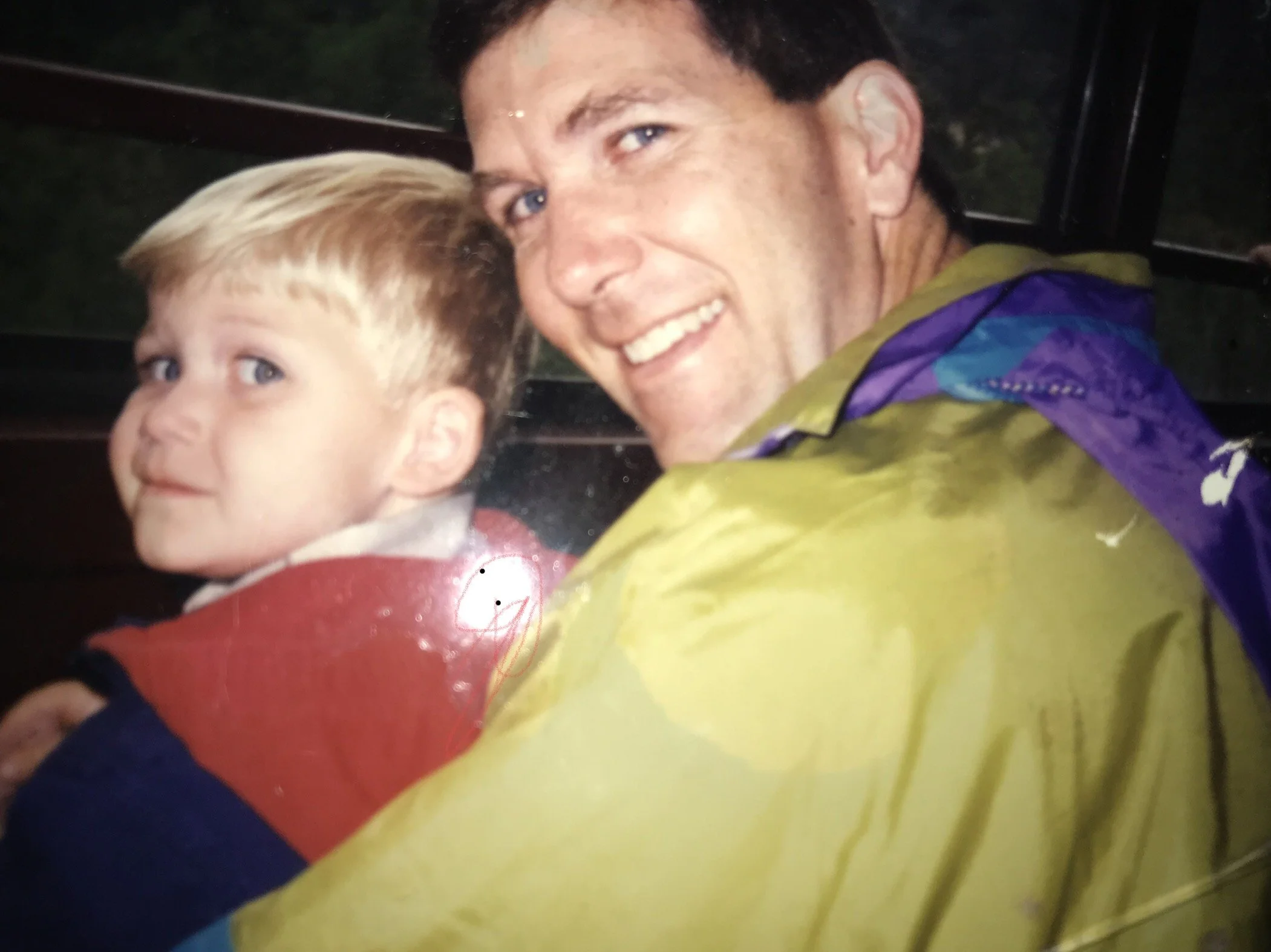 Matthew and Rick in 1998