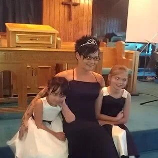 Casey at her wedding