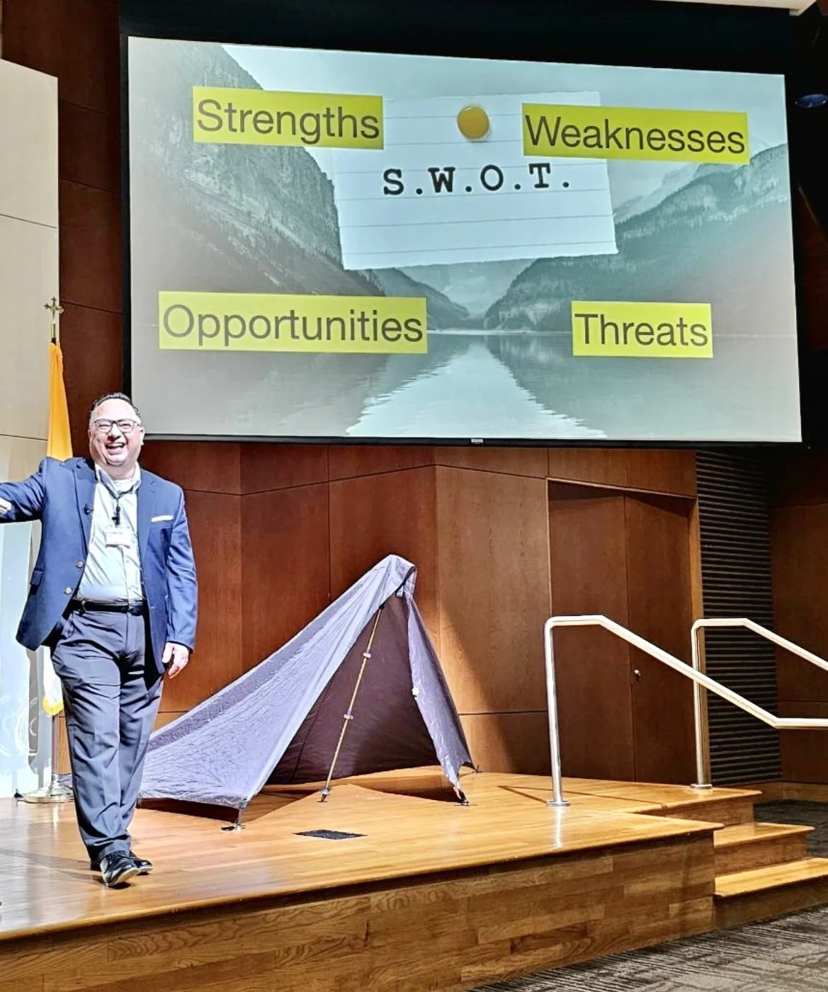 Talking about servant leadership through the TENT Leadership Framework at ATD LEAPS 2023