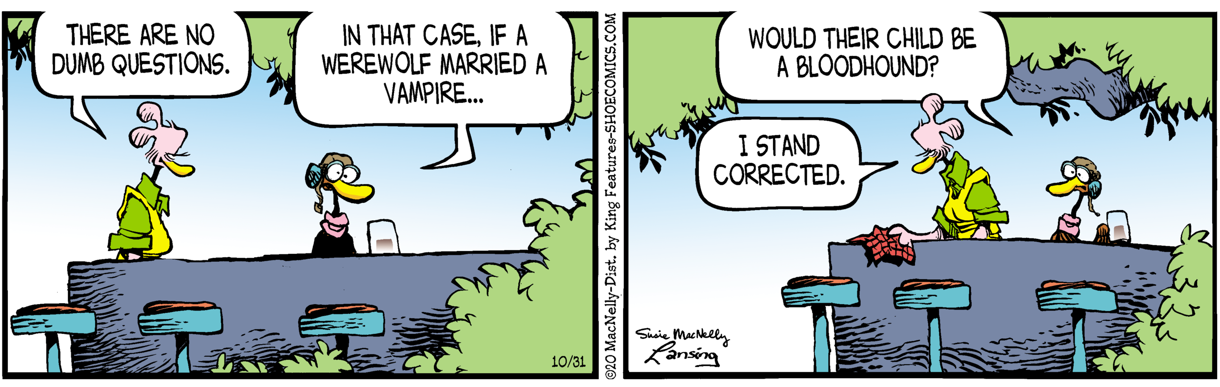 Shoe cartoon by Ben Lansing