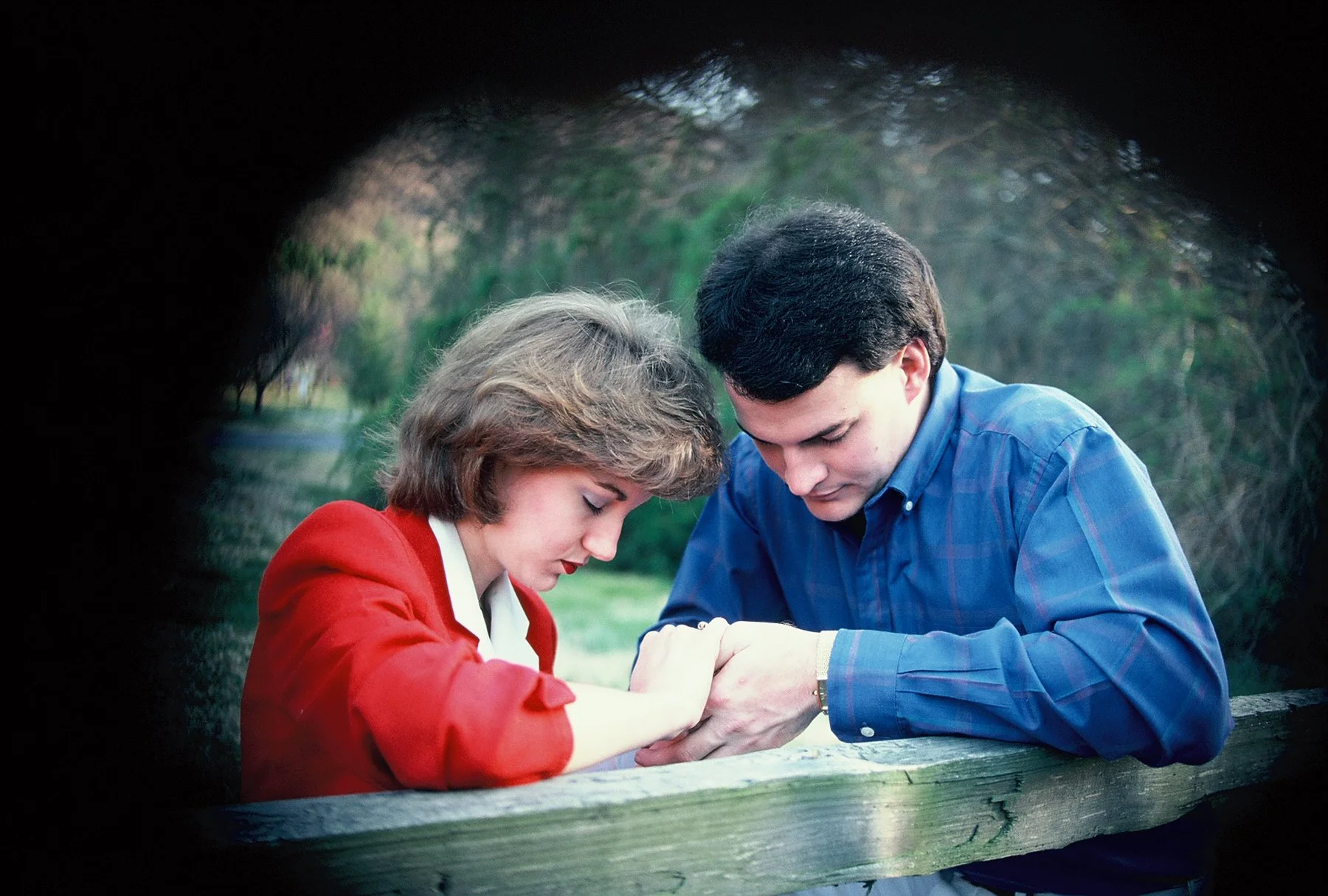 Lori and Bobby Apon praying