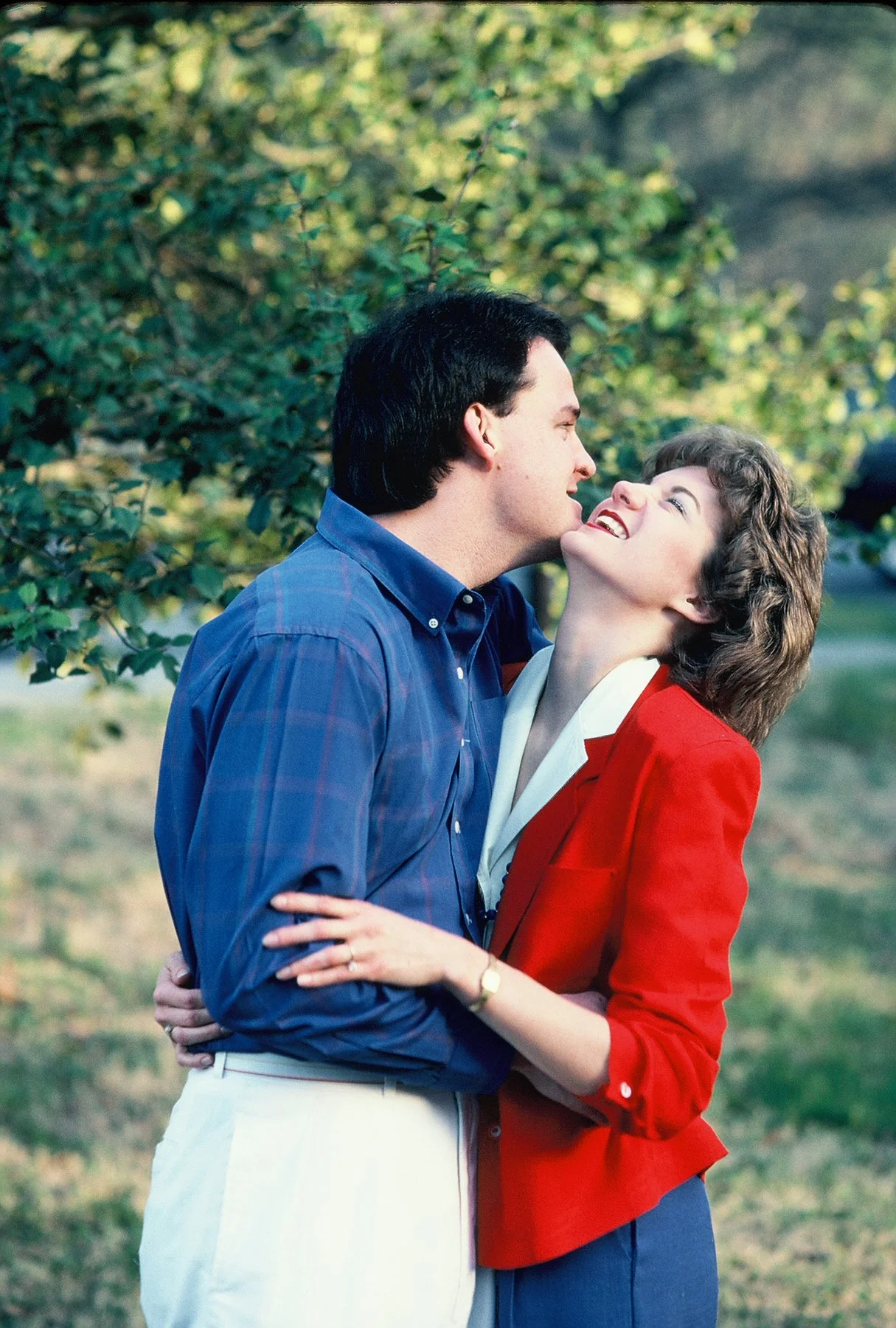 Bobby and Lori Apon laughing