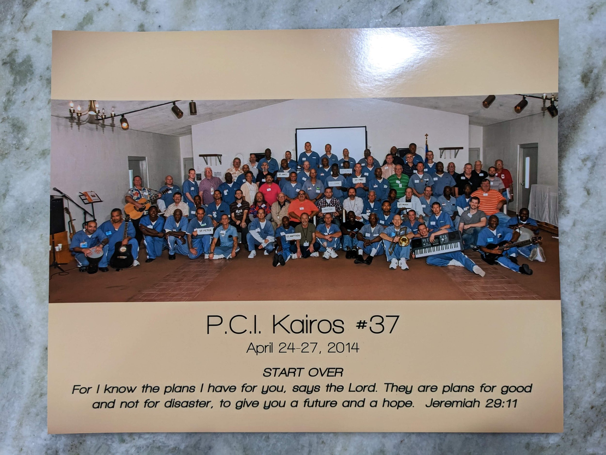 Mike now has the privilege to volunteer in prison ministry