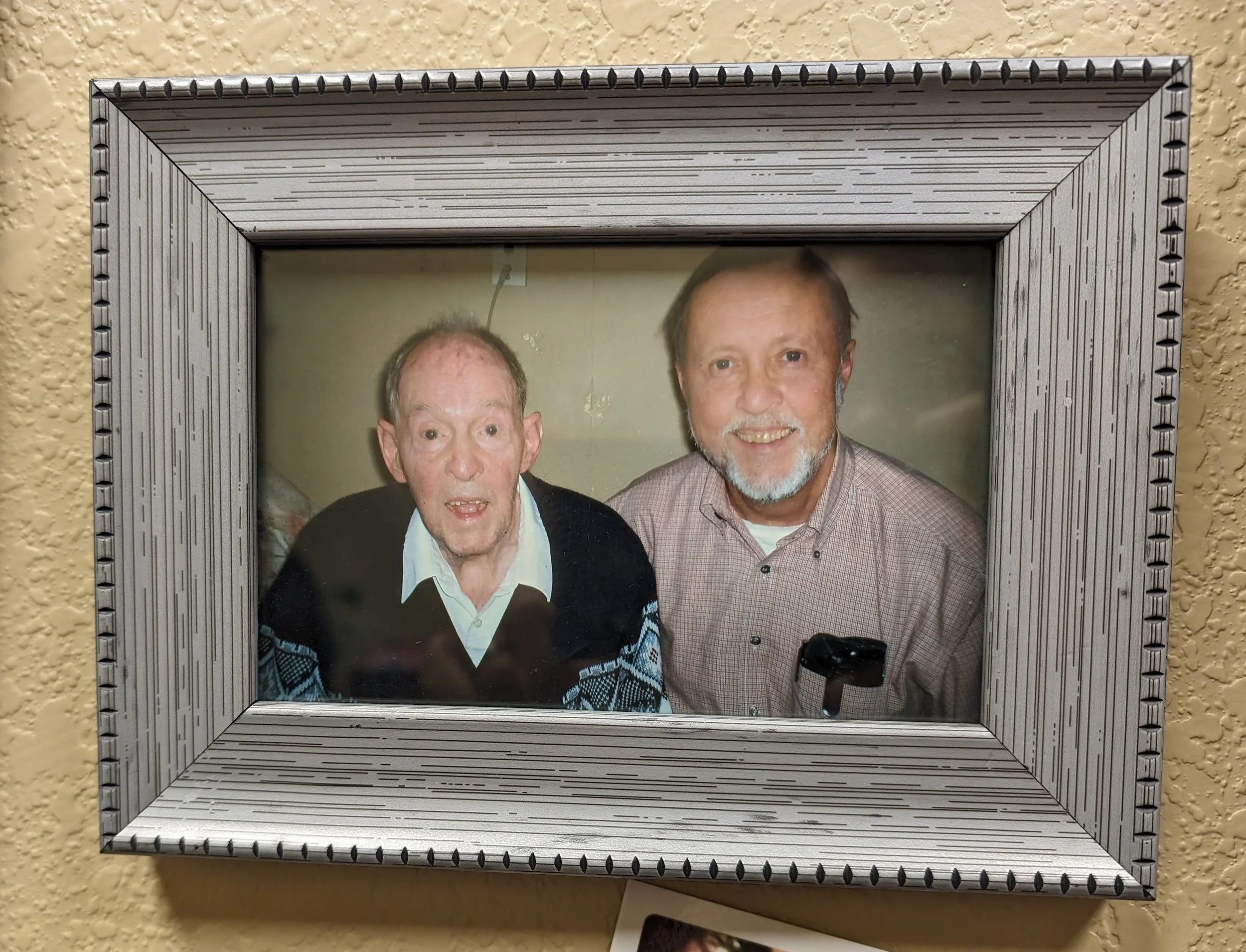 Peter meeting his biological father for the first time