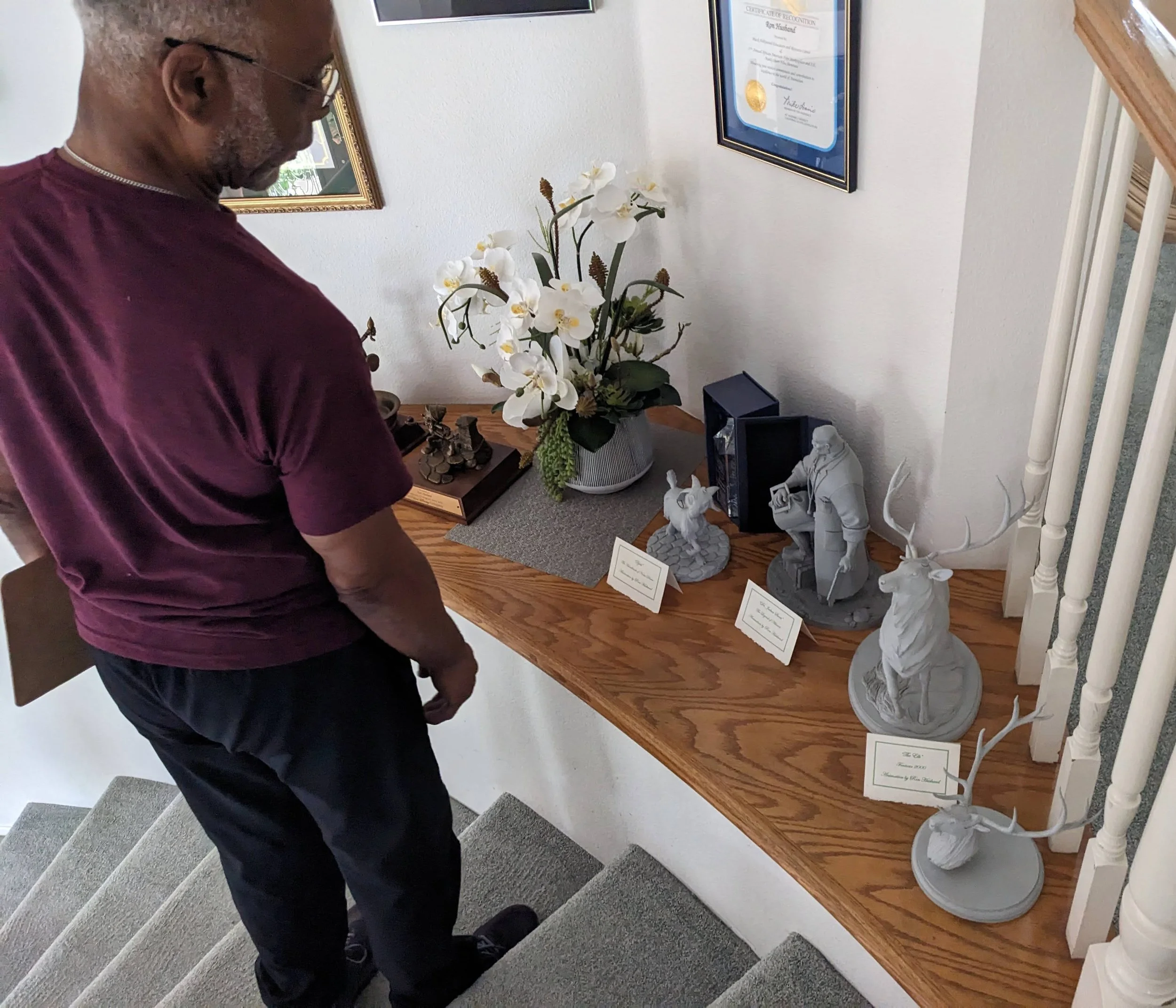 Some of the characters that Ron brought to life