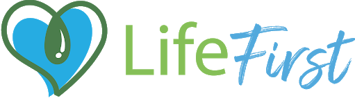Life First logo on a transparent background.