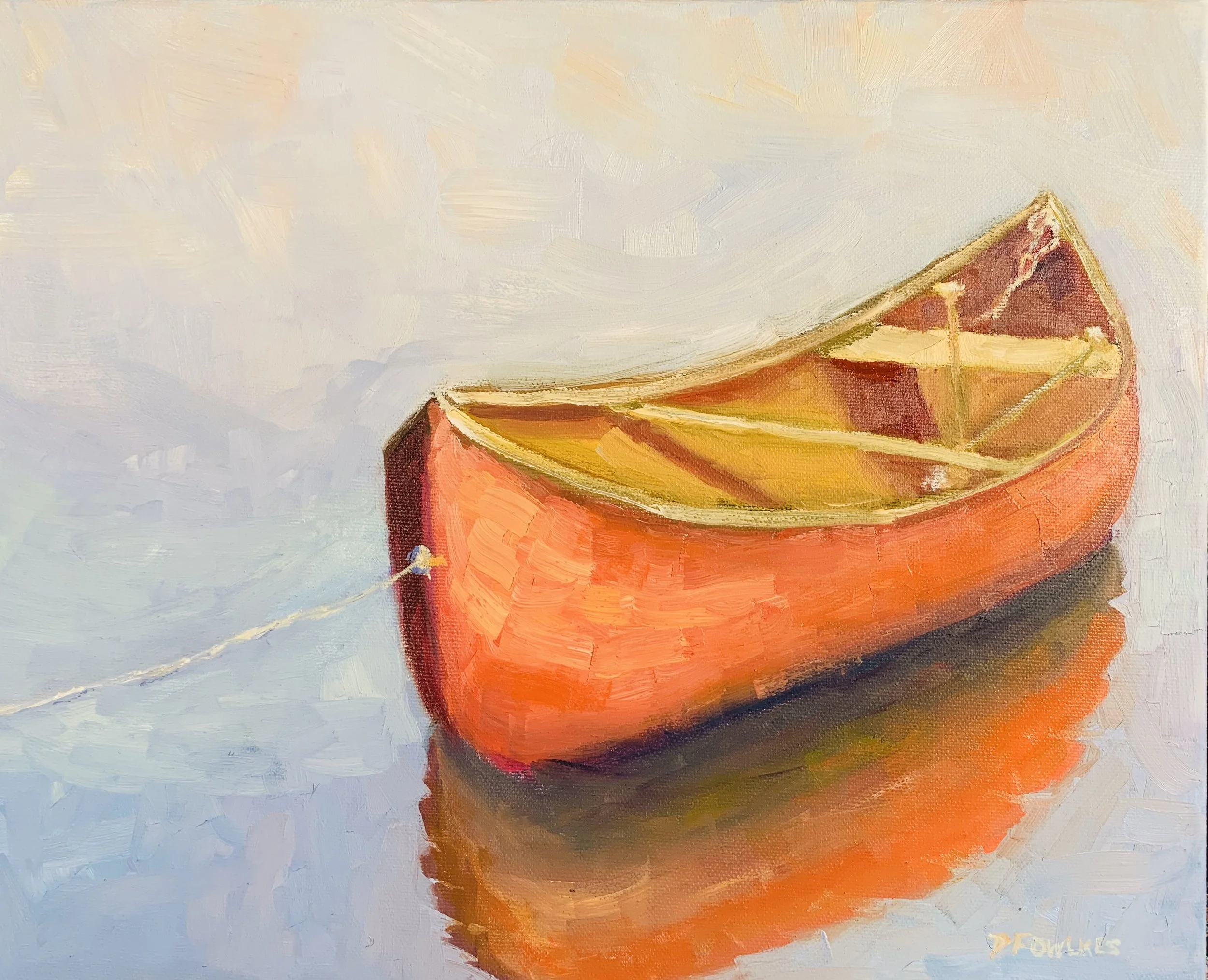 Red Canoe - SOLD