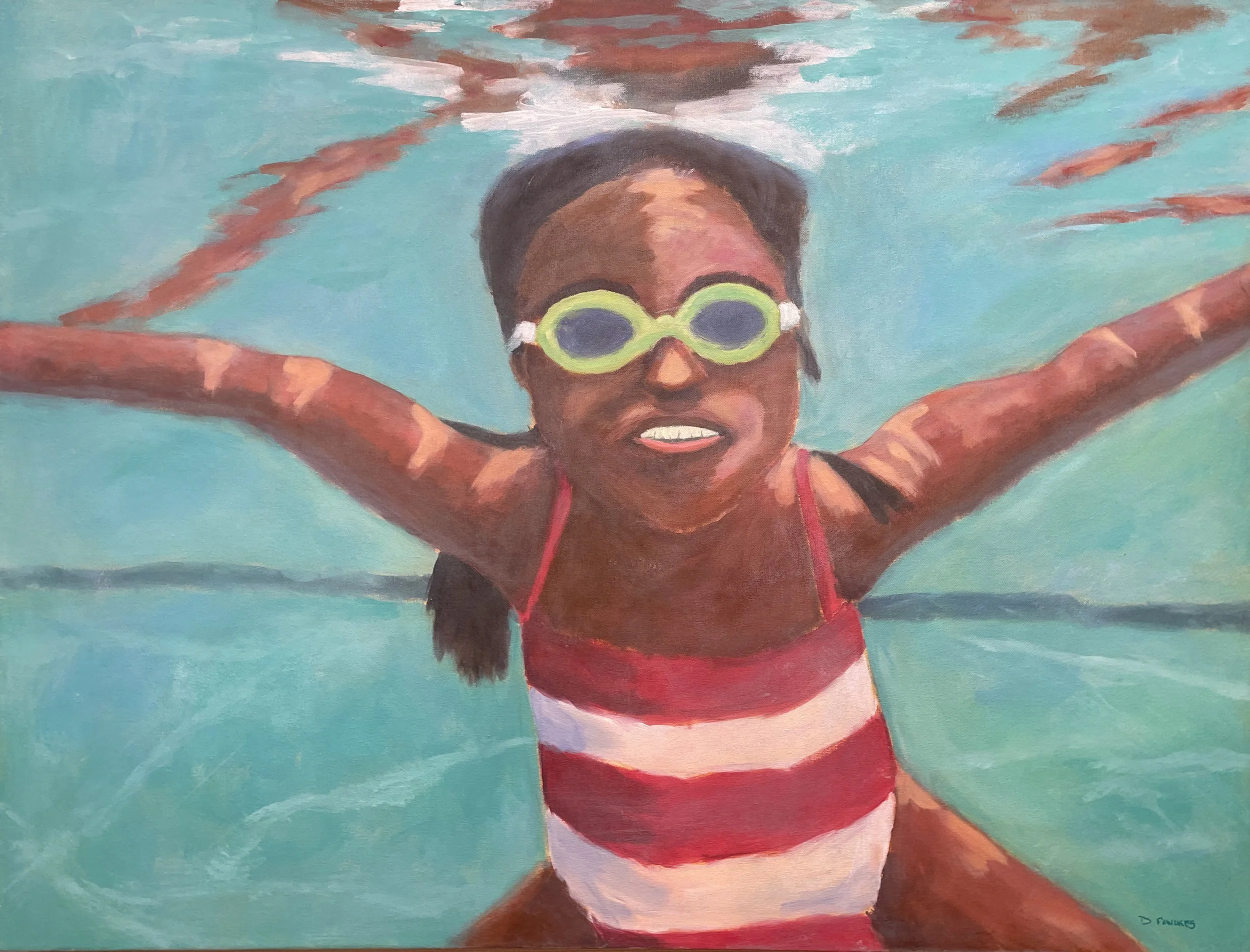 Beautiful Swimmer - $2,400