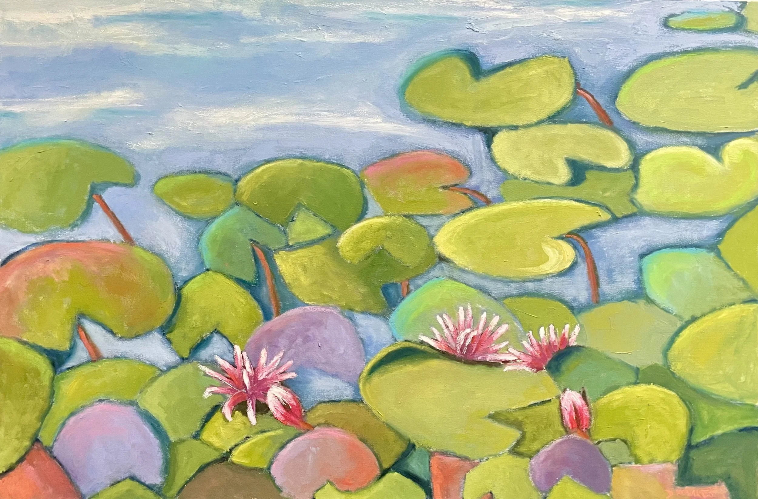 Sunnyside Water Lilies - $1800