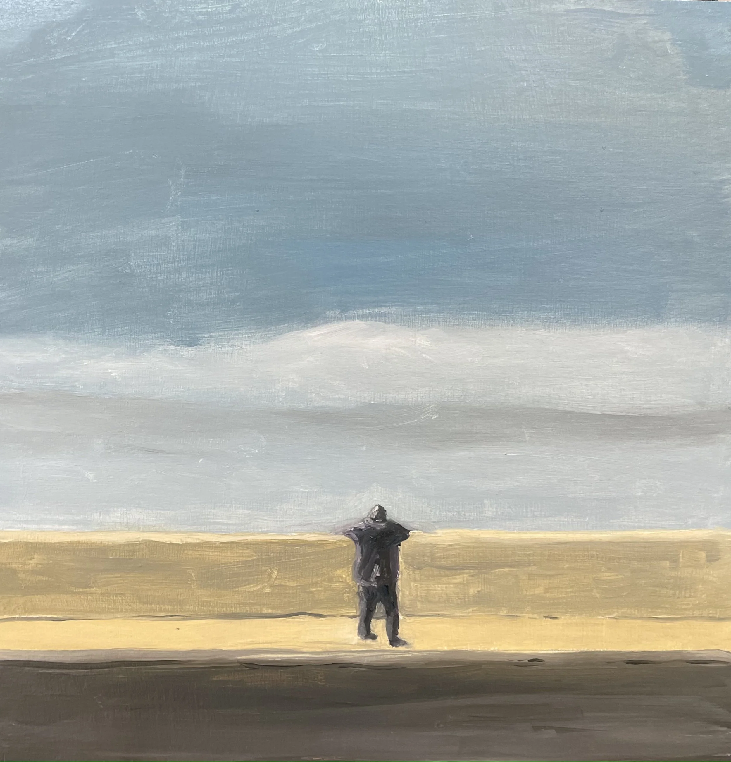 What is He Looking At - SOLD