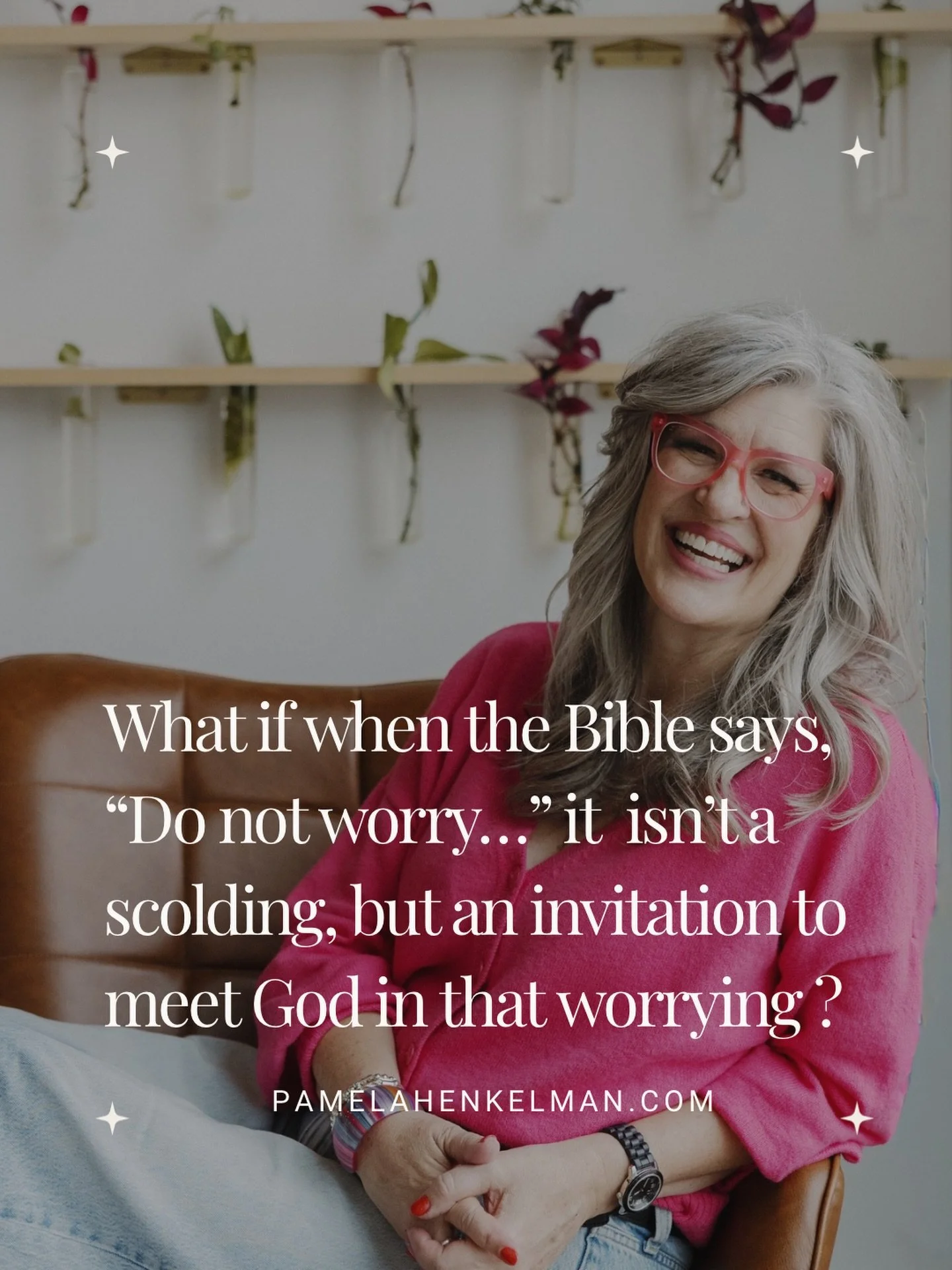 What if your worry isn&rsquo;t something to shut down, but a place God is inviting you into? 

So often we read &ldquo;do not worry&rdquo; and feel like we&rsquo;ve already failed before we even begin. Like God is disappointed in us for feeling what 