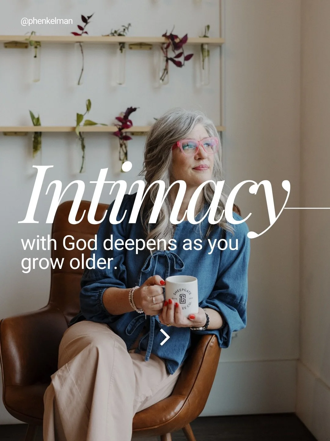 Faith gets sweeter with time.

When we&rsquo;re younger, our relationship with God can feel like striving. We wonder if we&rsquo;re praying enough, reading enough, doing enough.

But something beautiful happens as the years pass.

The pressure fades.