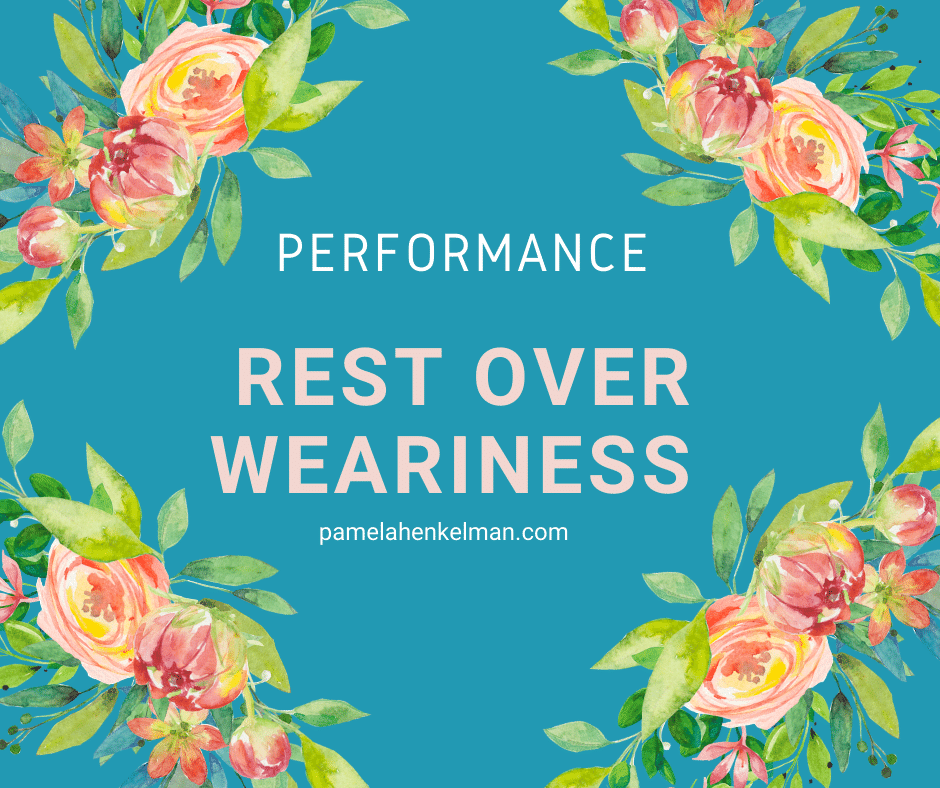 How Being Perfect Causes Our Weariness