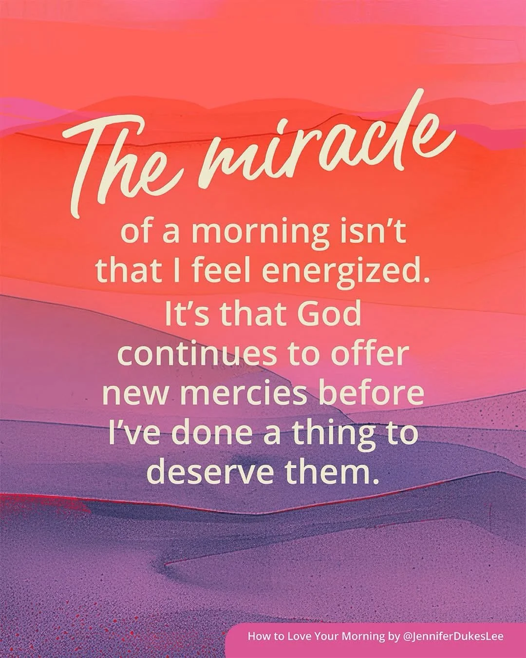 Mornings in the empty nest hit different.

Some days, they feel peaceful. Some days they feel heavy. If you&rsquo;ve been wondering how to start your day without pressure or striving, I&rsquo;ve got a book for you.

Jennifer Dukes Lee knows because s