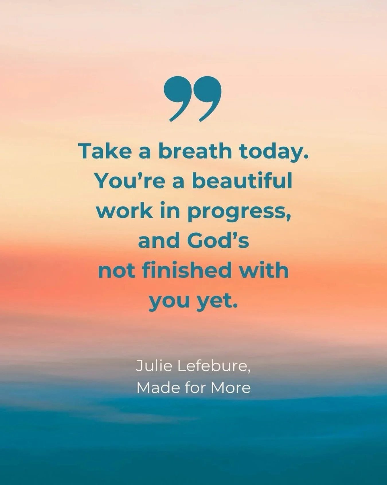 Are you wondering if there&rsquo;s more?

If it feels like you&rsquo;re just going through the motions, then this devotional may be just what you need.

Made For More: 365 Devotions for the Woman Who Refuses to Settle by @julielefebure releases April