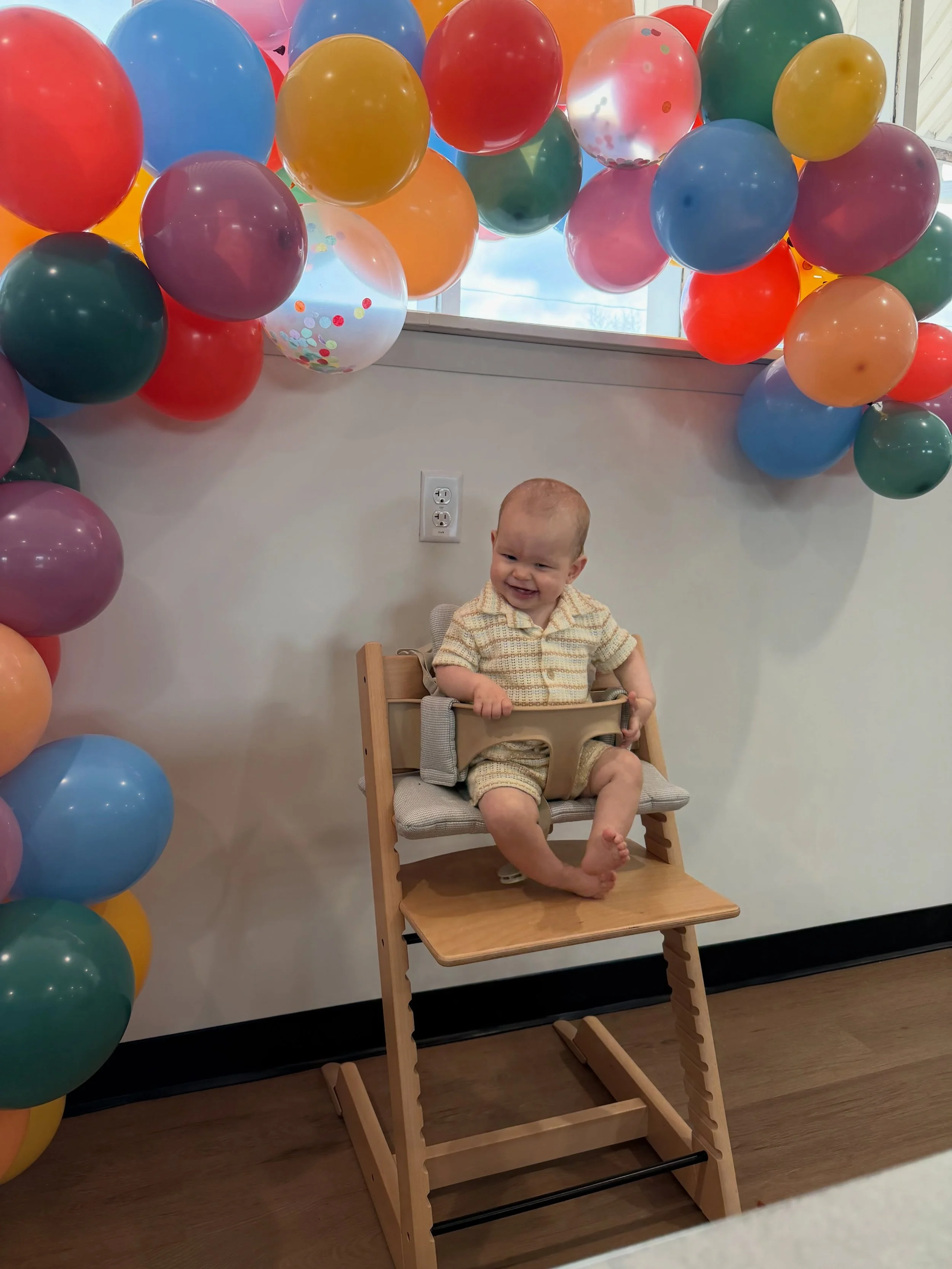 Grandbaby Arthur turns #1!!🥳

While the rest of the world was celebrating Americas birthday, we were partying down with sweet grandbaby, Arthur!!