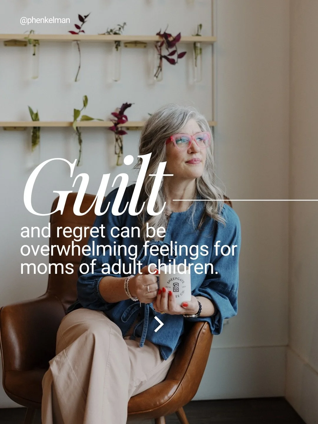 Tell me if you struggle with mom guilt or parenting regret!

Goodness, I&rsquo;m right there with you, and this is a universal feeling for moms with adult children. 

We all replay those moments we wish we could go back and change, and that&rsquo;s w
