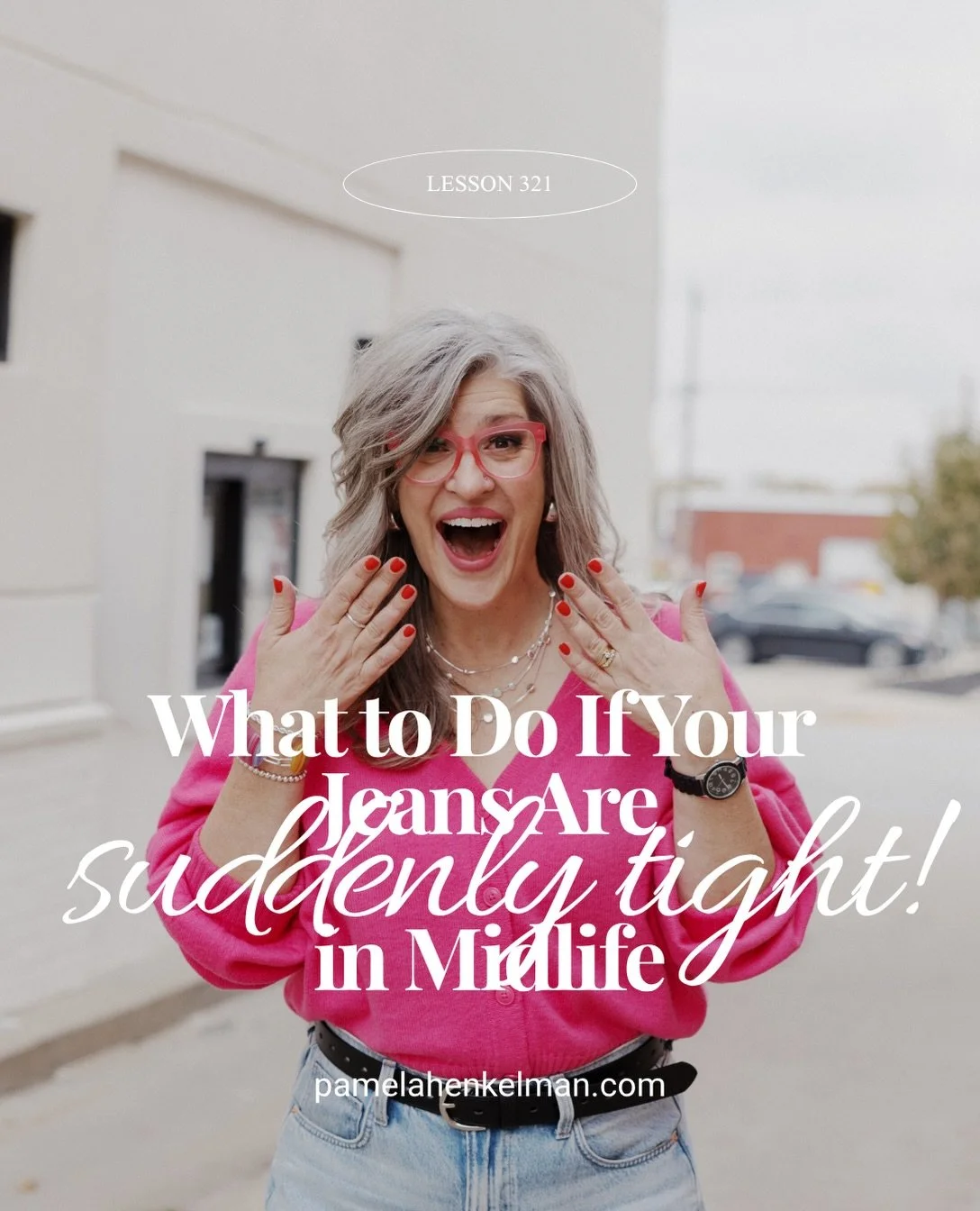 Are your jeans suddenly tight?😳

Uff, I didn&rsquo;t mean to offend, but the reality of perimenopause and menopause impacts our waistlines first. When those jeans feel tight, and you need to move up a size, it&rsquo;s more than a little disheartenin