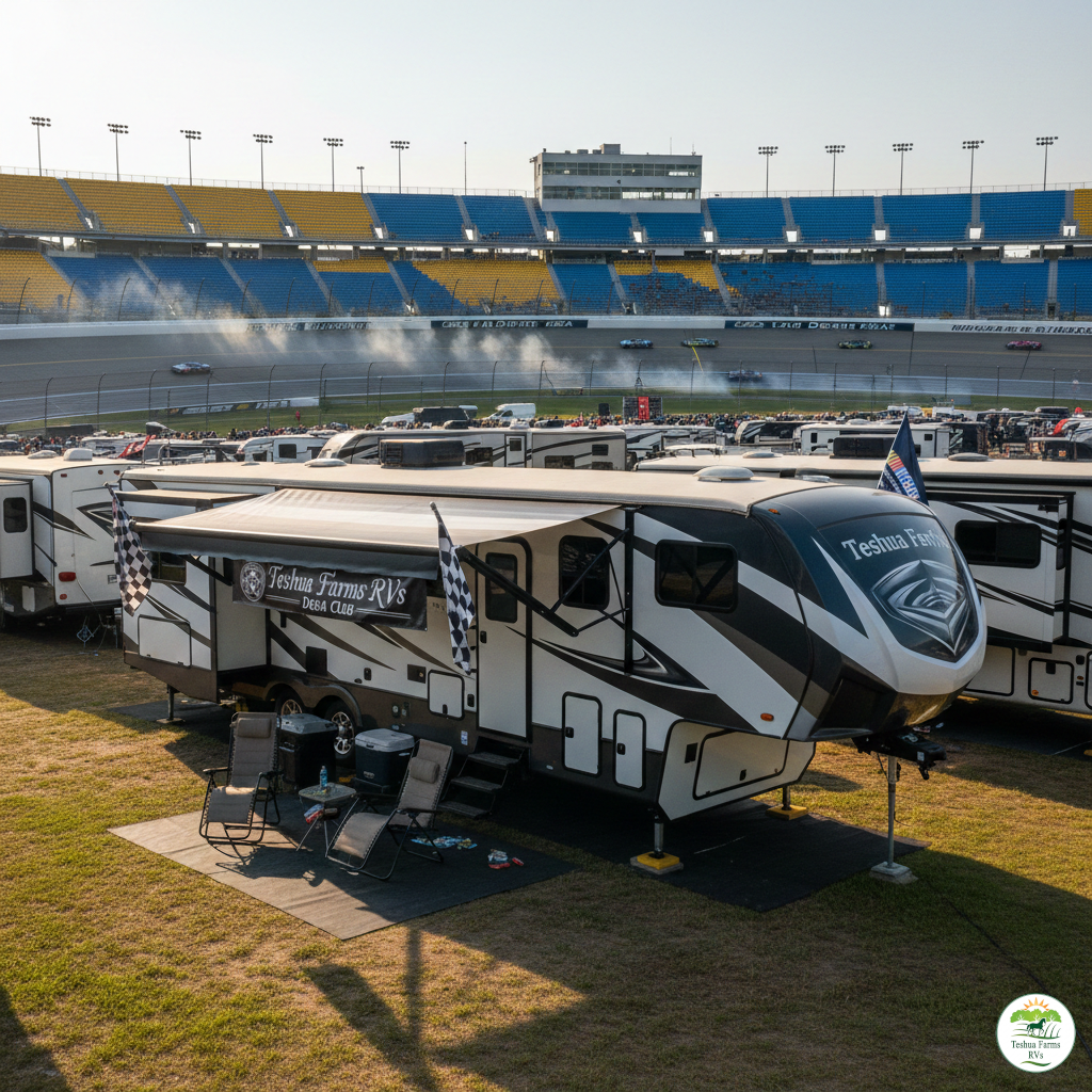Luxury Toy Hauler Rental for Talladega Race Weekend.