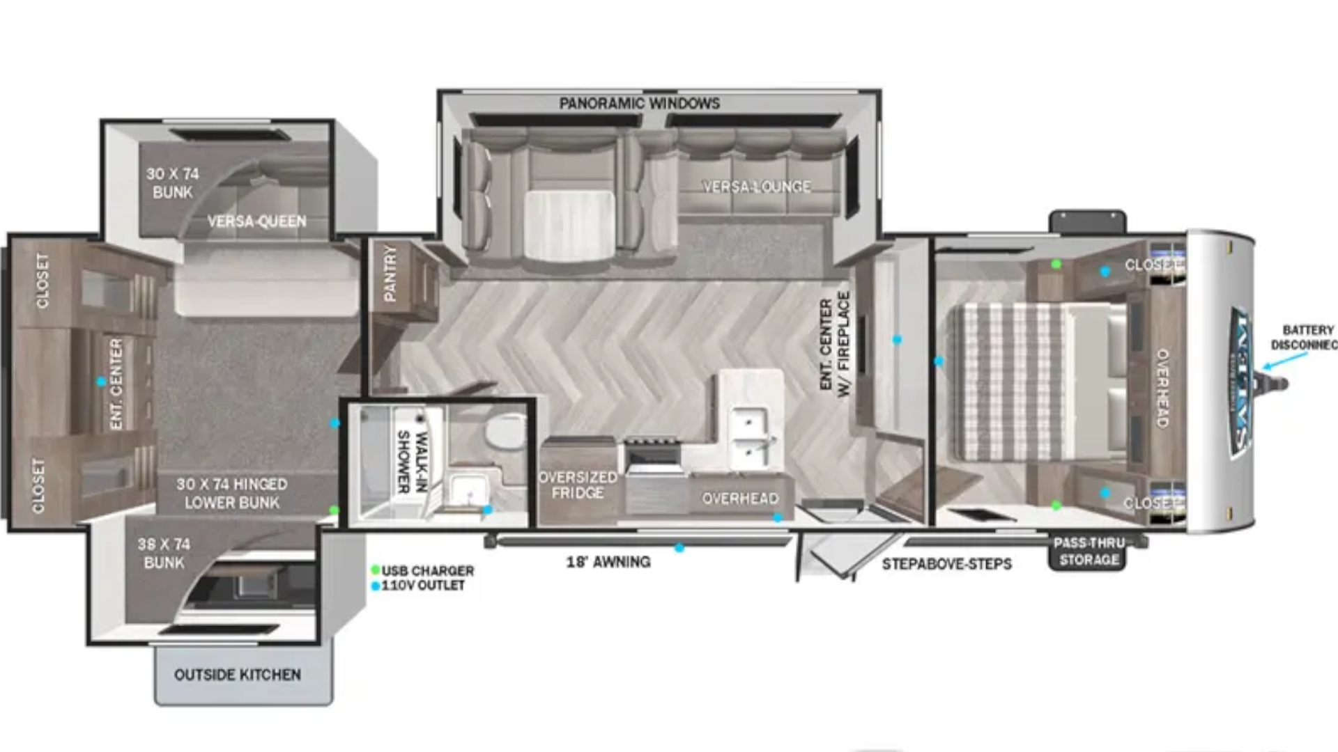 2022 Forest River Salem 31KQBTS