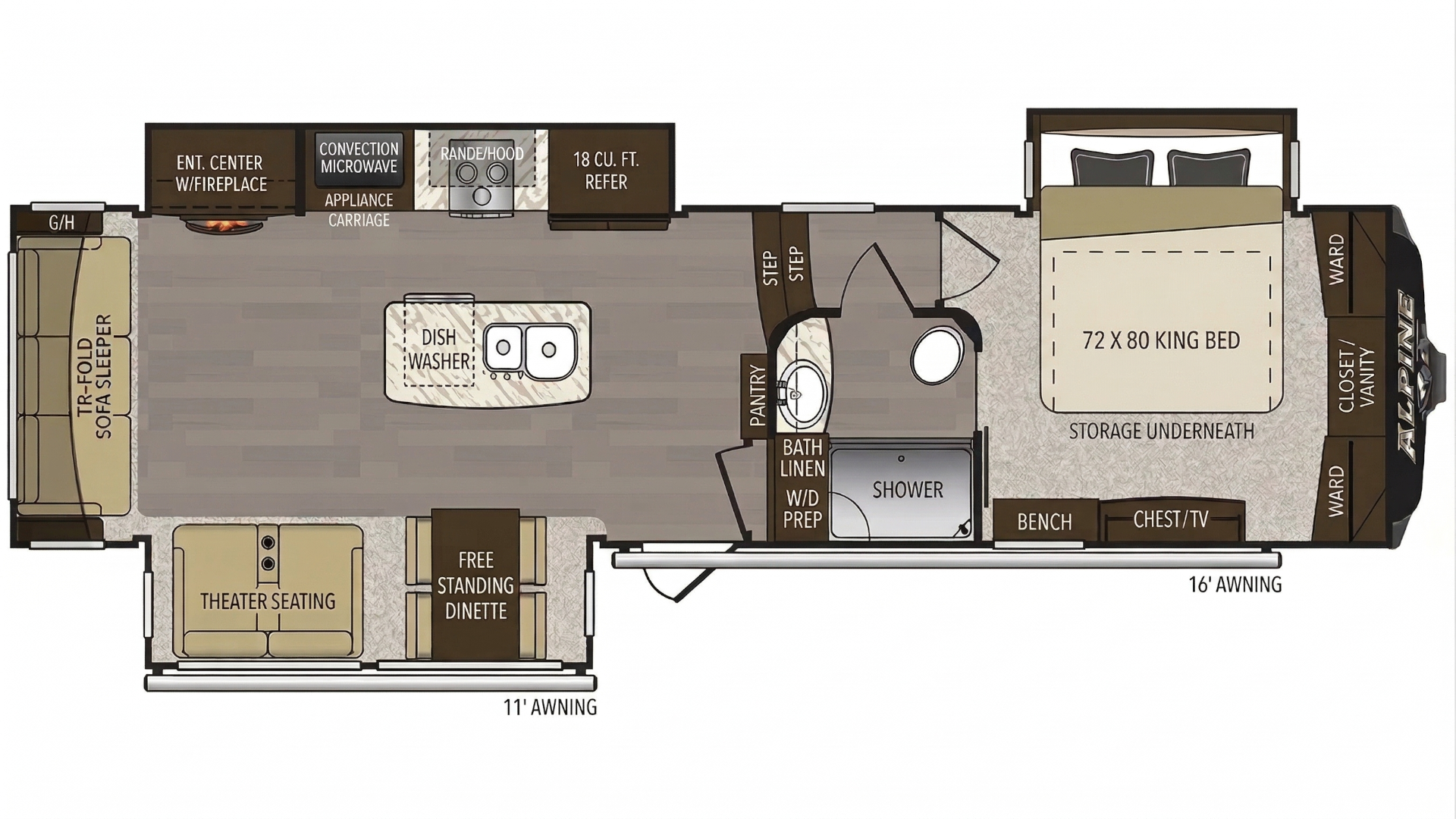 2018 Keystone Alpine 3650RL Floorplan.png