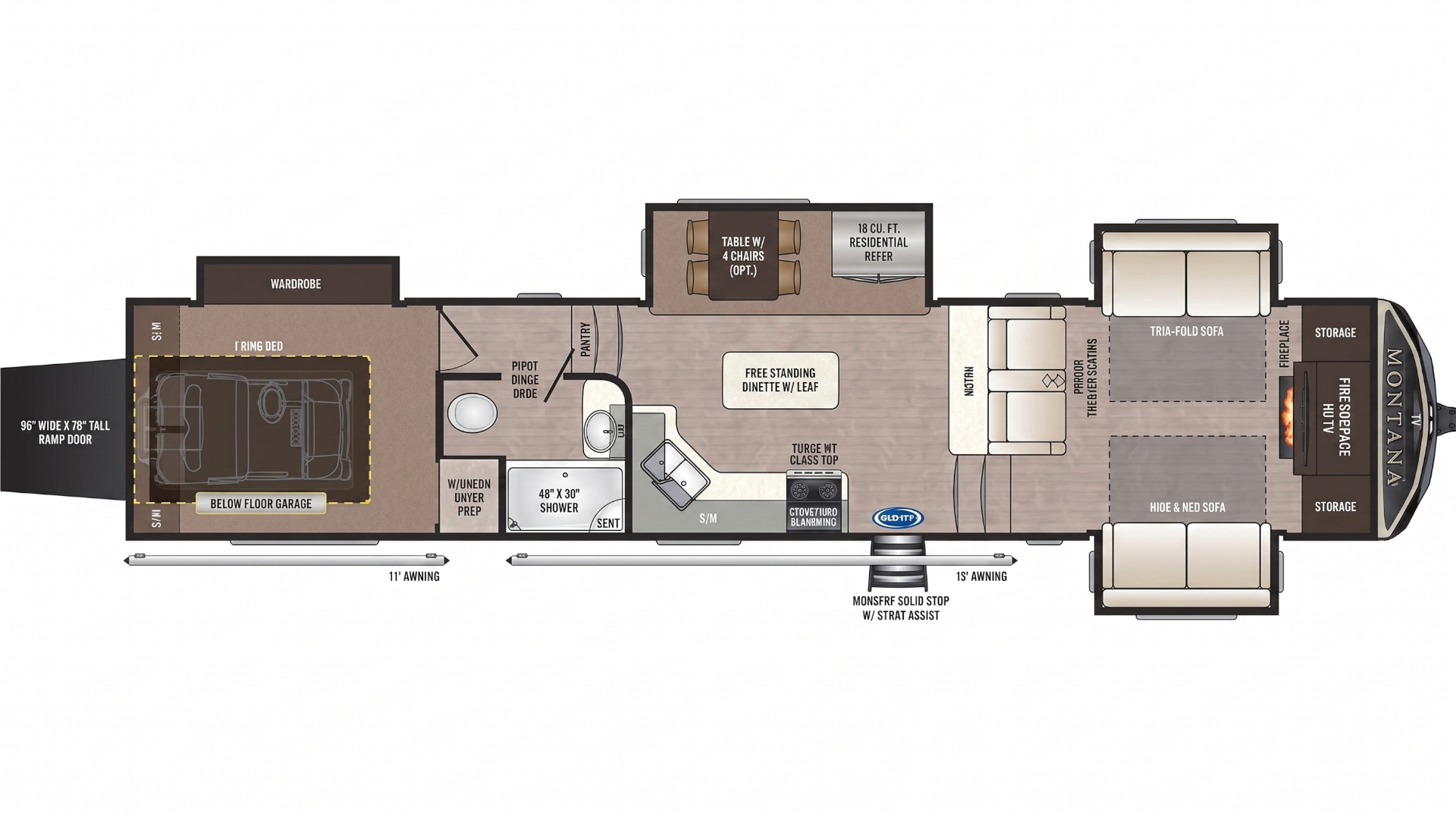 2020 Keystone Montana HM381TH