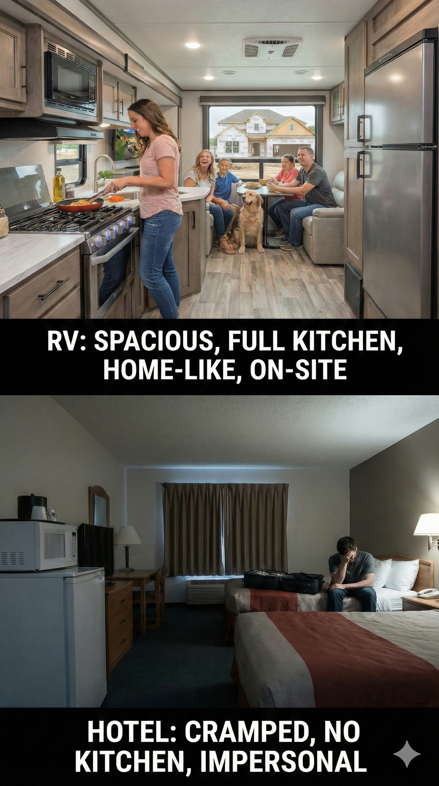 Hotel vs RV Living