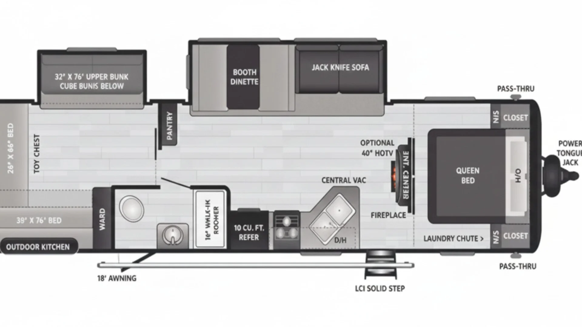2021 Keystone Hideout 318BR Floorplan.jpg