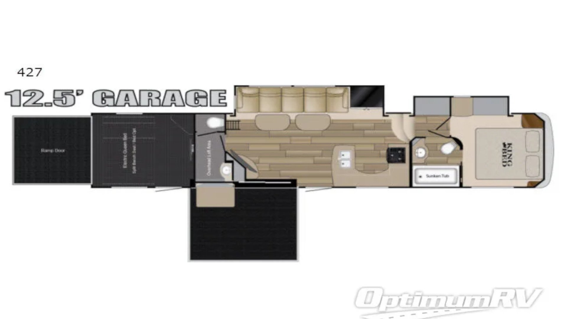 2018 Heartland Road Warrior 427 Floorplan