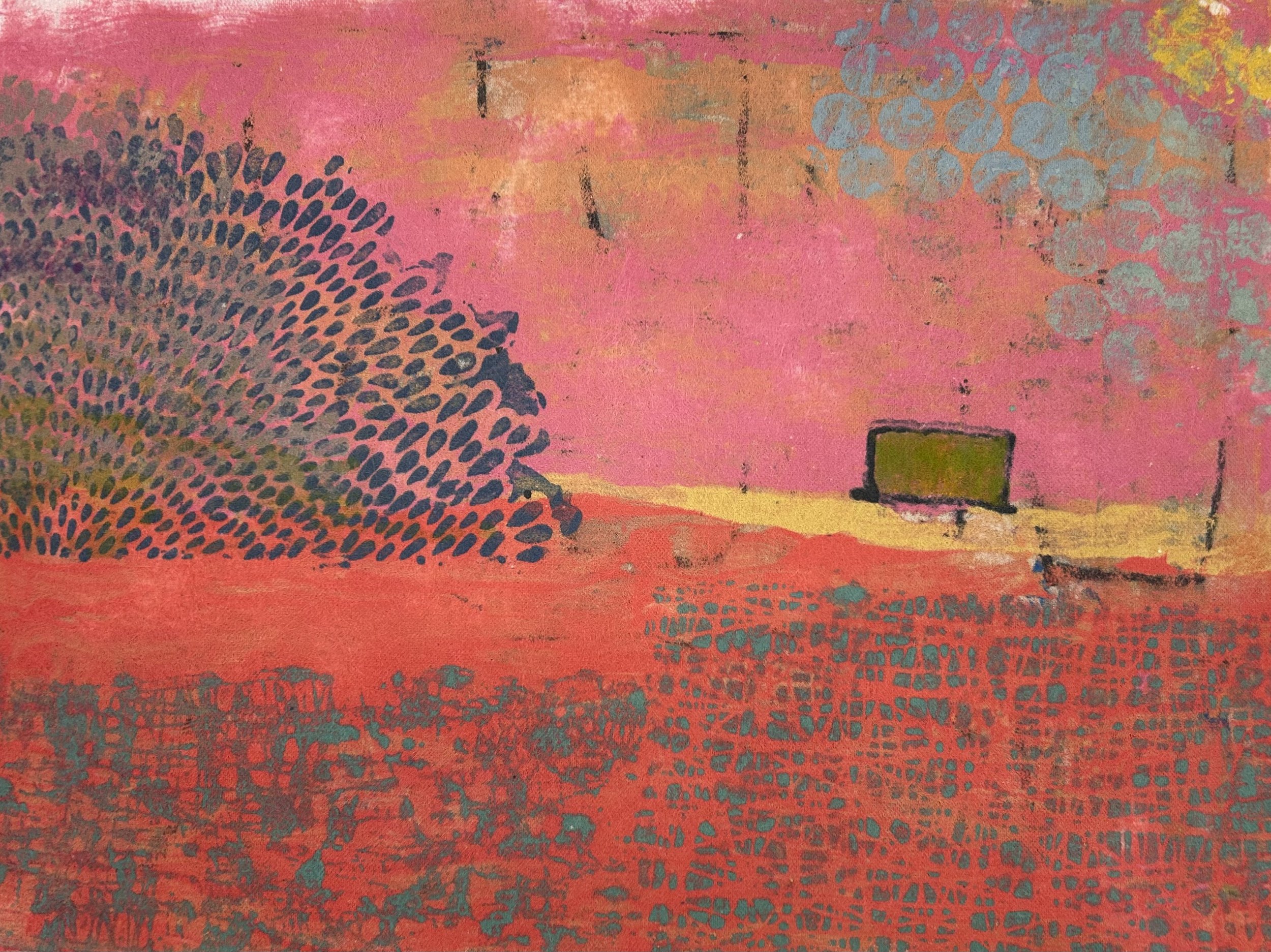 "Murmuration"
Clay Monoprint 2025
17.5 x 13