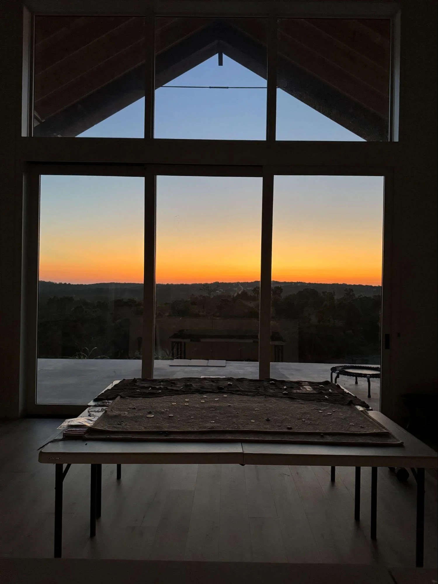 Sunrise at the studio of Laura Roberts Design