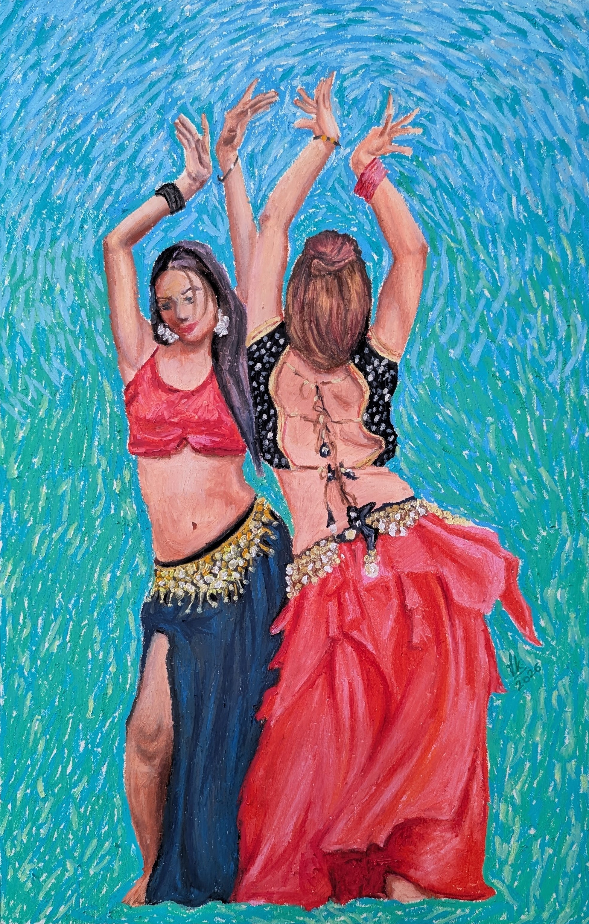 Find Your Bliss  |  | Oil Pastels  |  18 x 12 inch