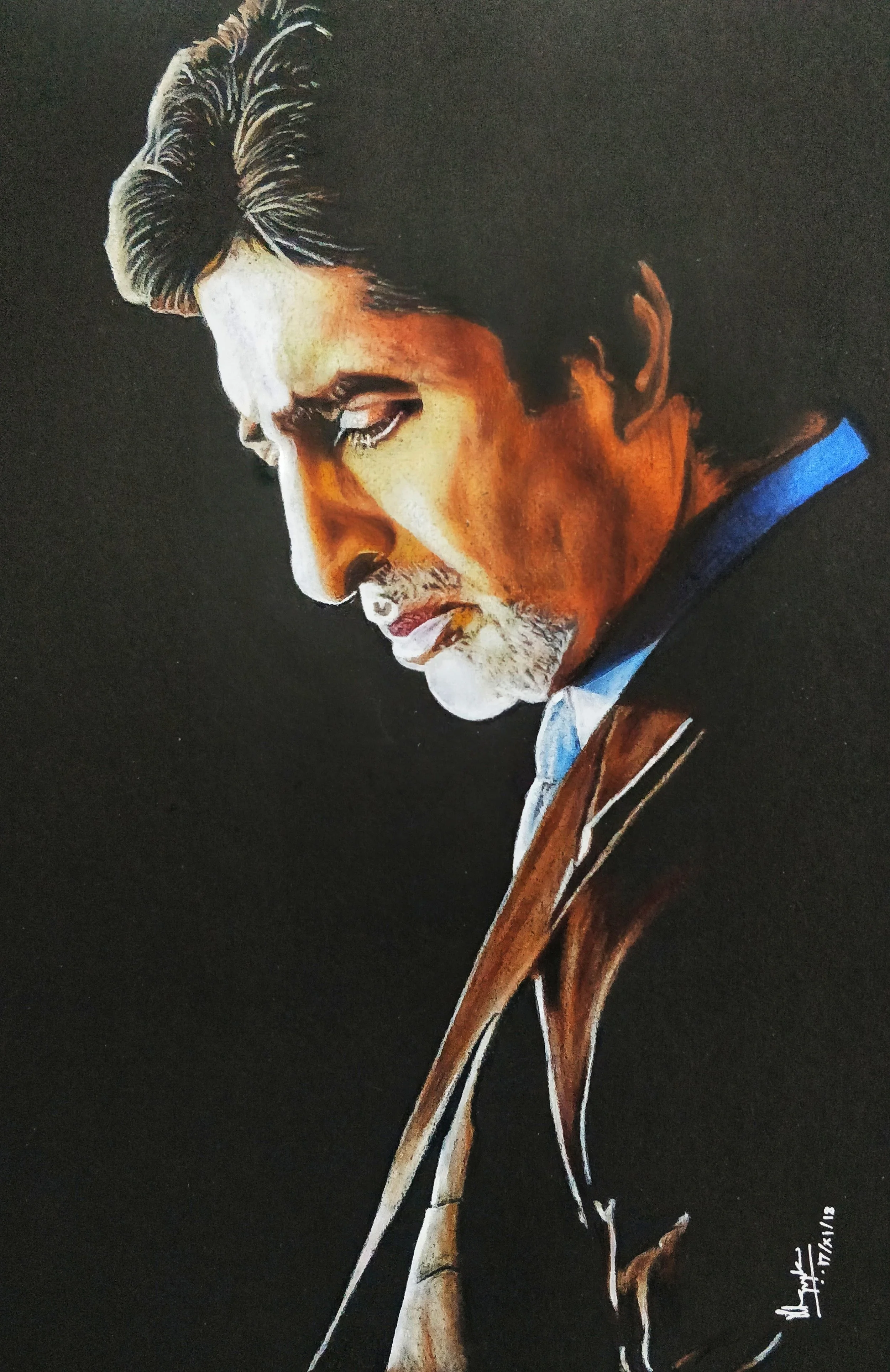 Amitabh Bachchan  |  Color Pencils