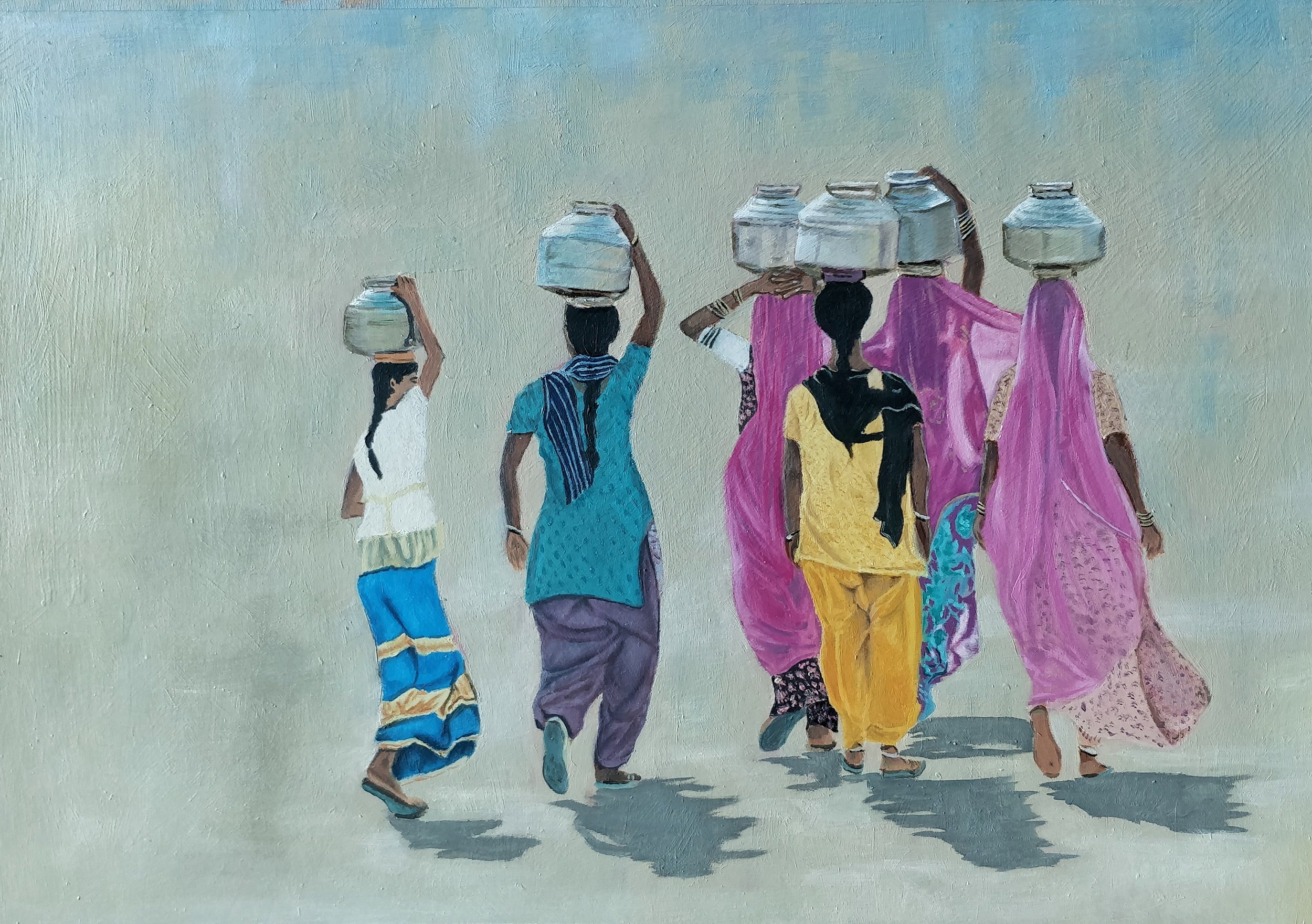 Water  |  Oil on Paper  |  11 x 16 inch