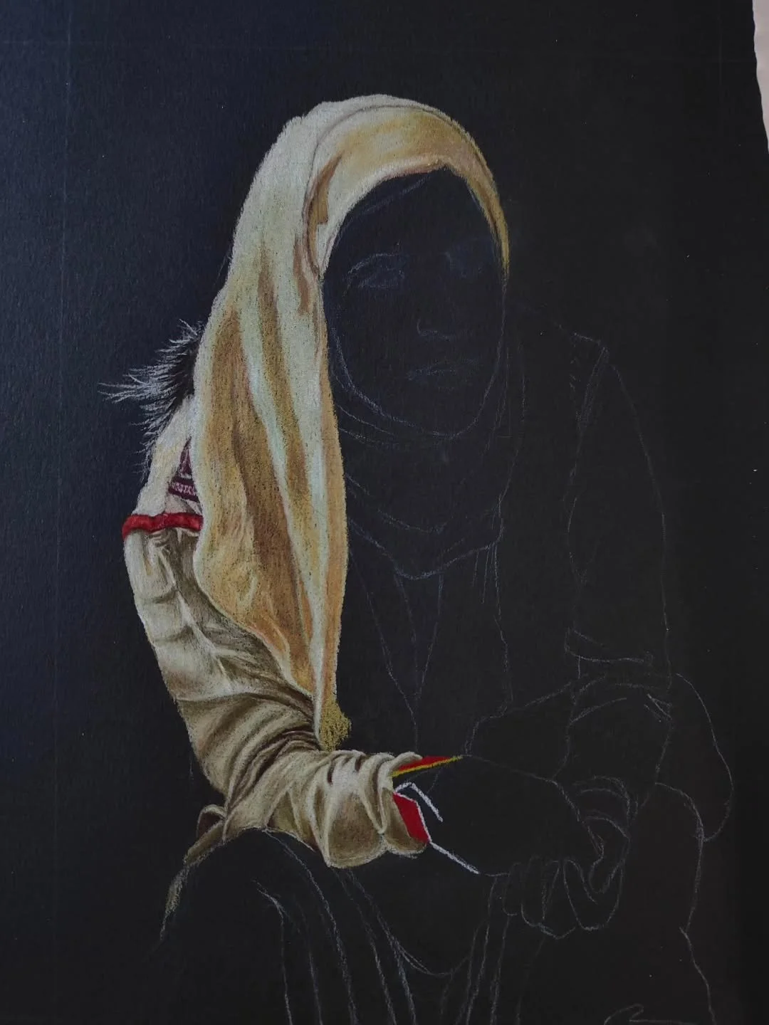 Started a new piece with #colorpencil on black paper. Will keep posting progress on this one - it's going to be a complex one.
.
.
.
#artistoninstagram #contemporaryart