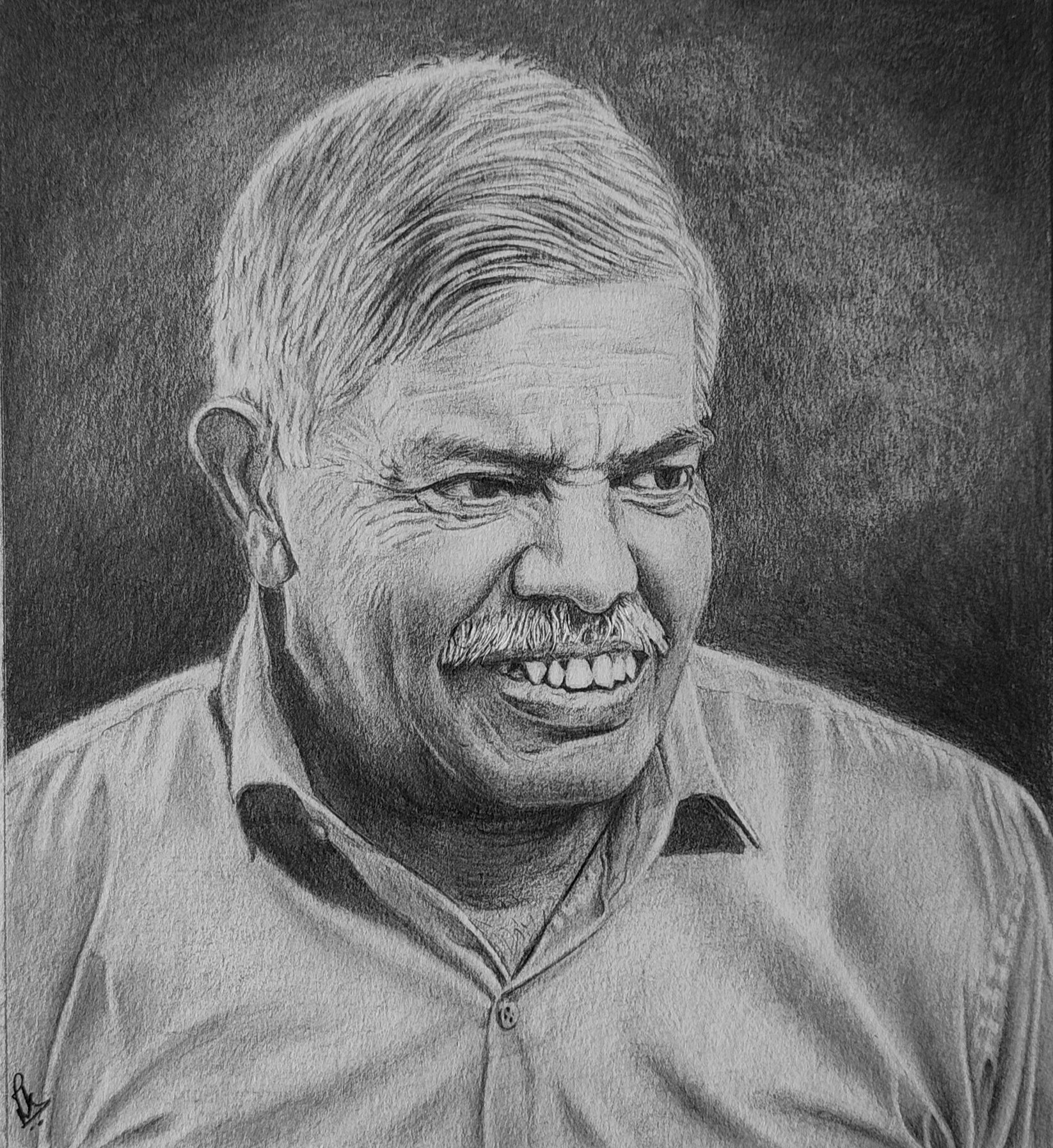 My Teacher  |  Graphite Pencil