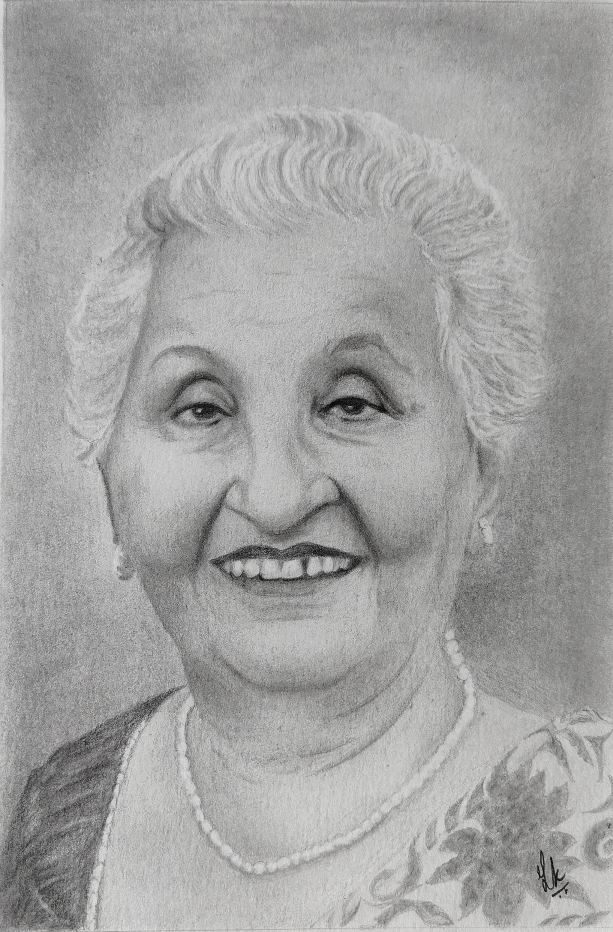 Mrs. Reva Sood  |  Graphite Pencil