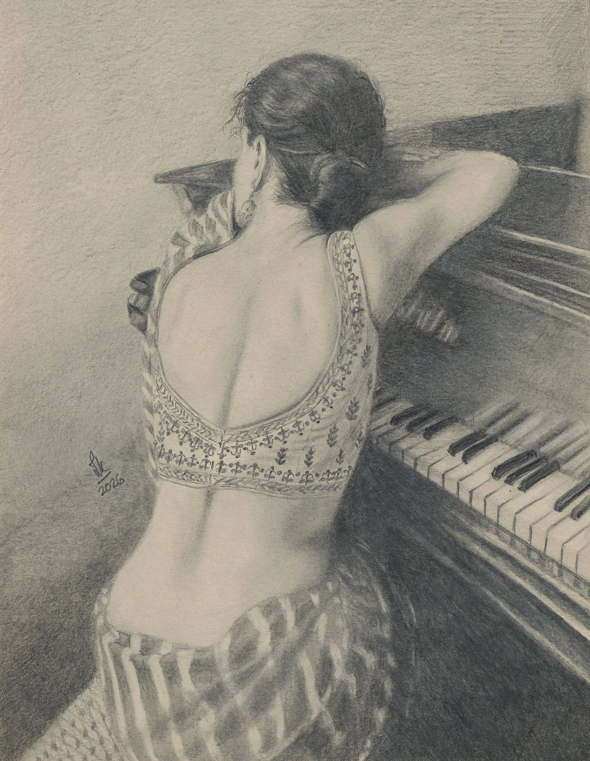 Melancholy  |  Graphite Pencil