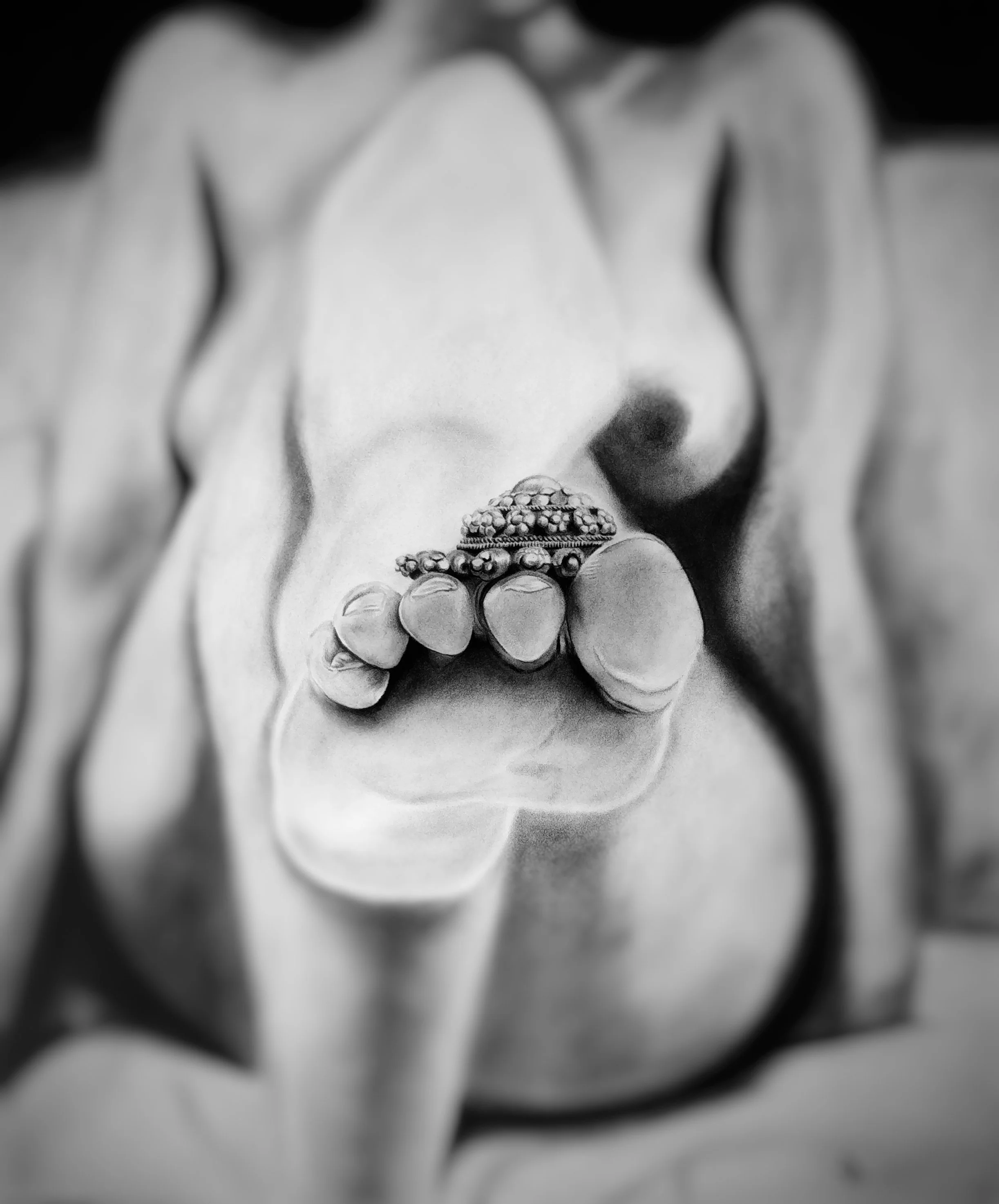 Best Foot Forward  |  Graphite Pencil & Charcoal  |  20 x 24 inch