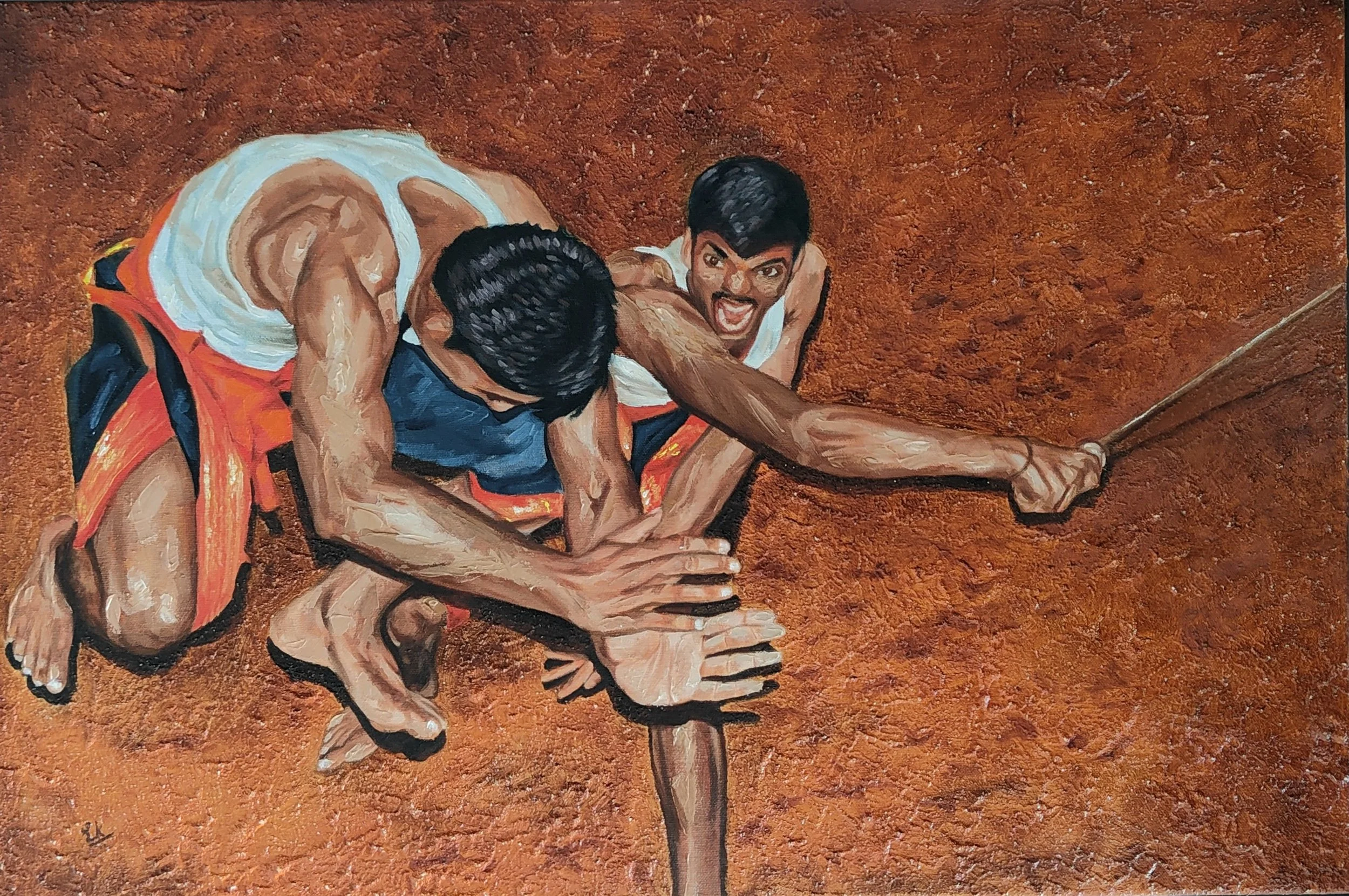 The Duel  |  Oil on Canvas 