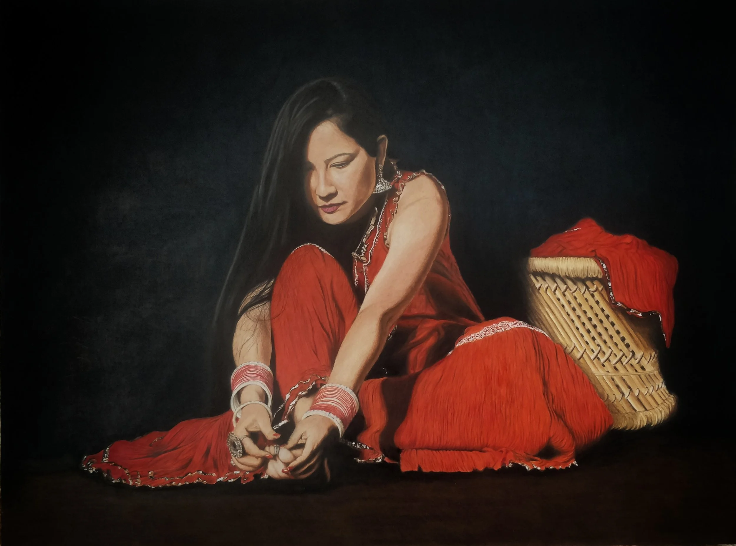 Toe Ring  |  Color Pencils  |  21 x 30 inch