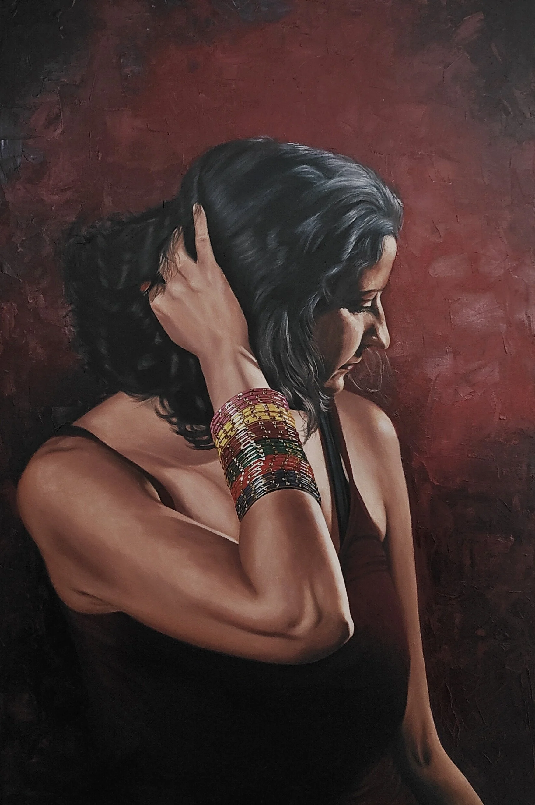 Bangles-2  |  Oil on Canvas  |  24 x 36 inch