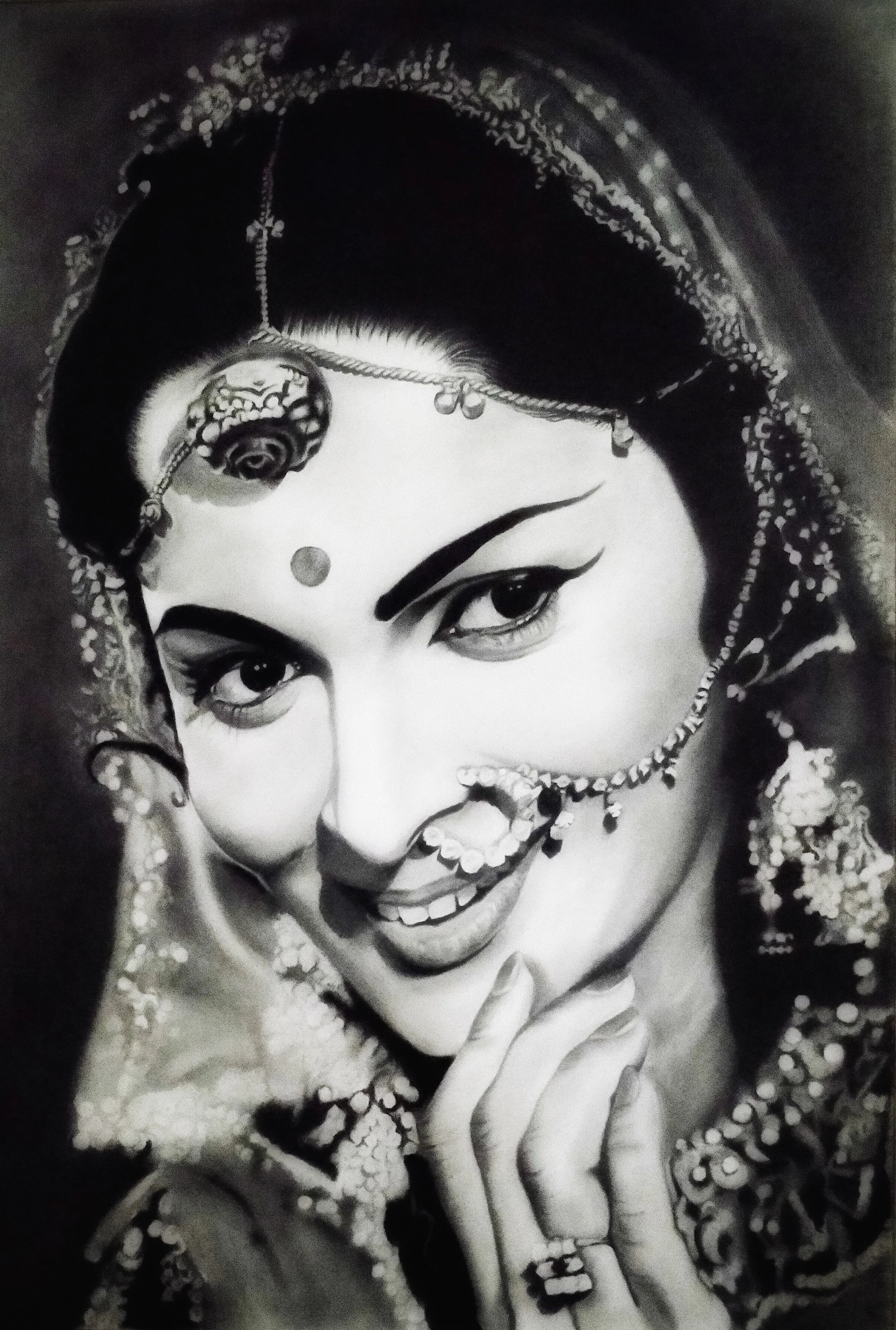 Waheeda Rehman  |  Graphite Pencil