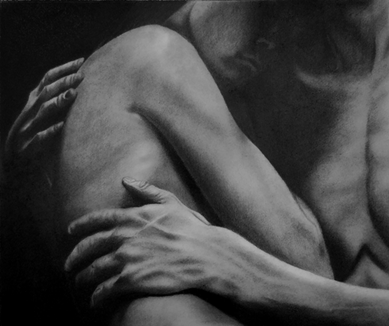 Cuddle  |  Graphite Pencil  |  10 x 9 inch