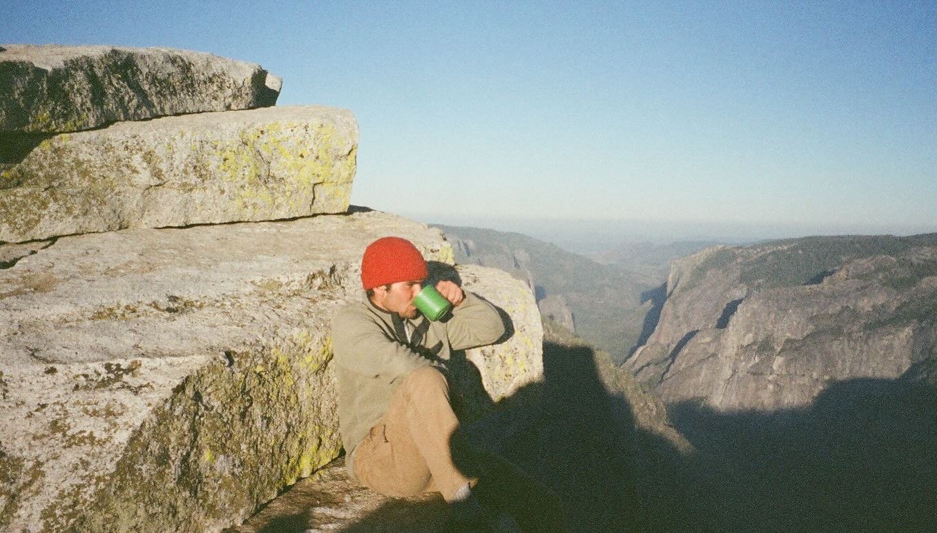 This is one of our baristas Levi! His current favorite drink is the banana bread latte, it has quickly become a crowd favorite for everyone 🧡 #ucsc #fallinsantacruz #localcoffee