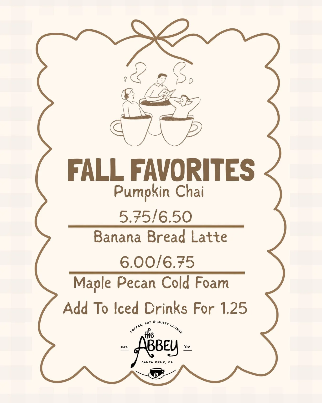 Our fall menu is here!!! 🍂 #fallfavorites