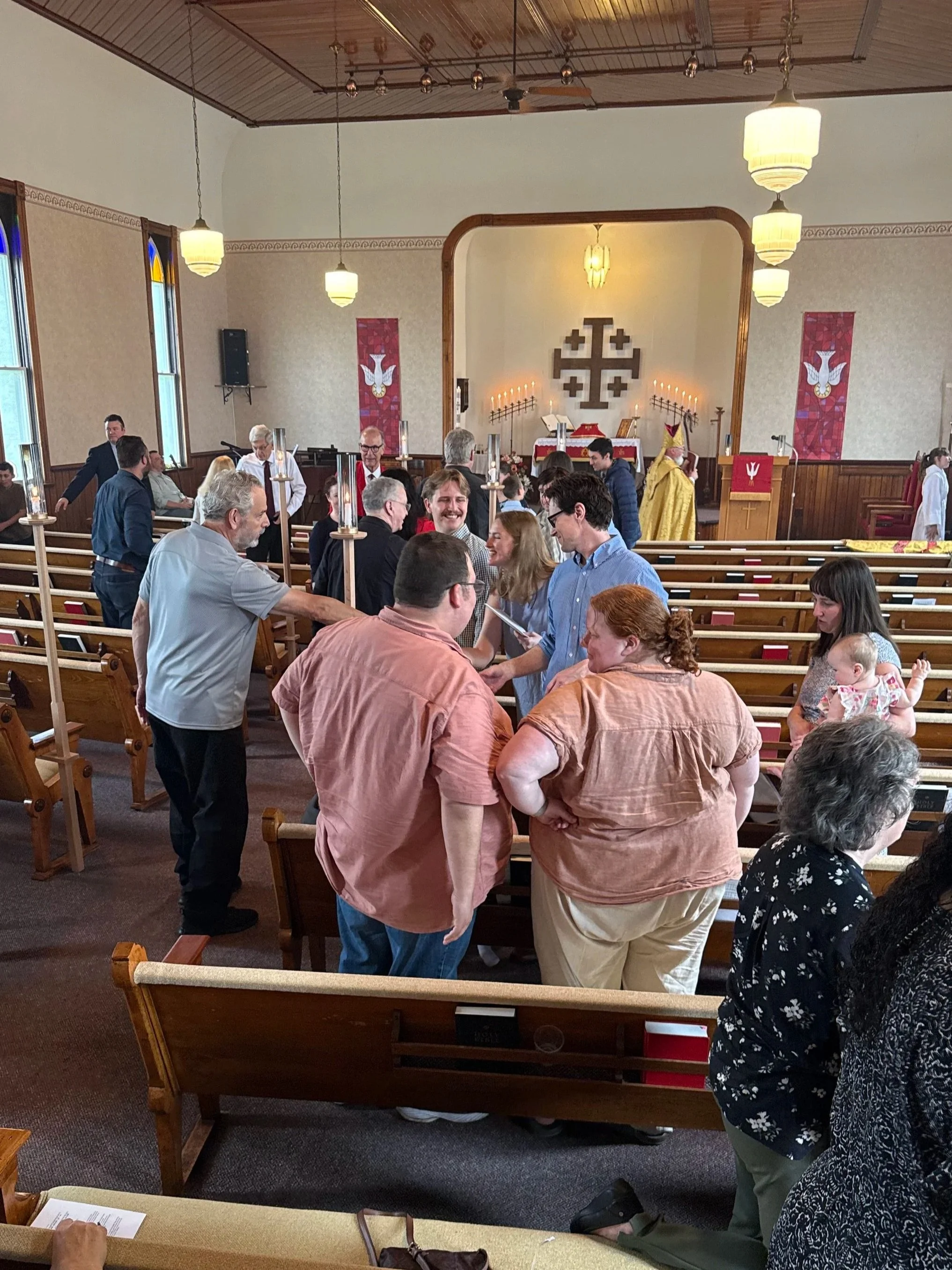 Pacing of the peace at St. John's