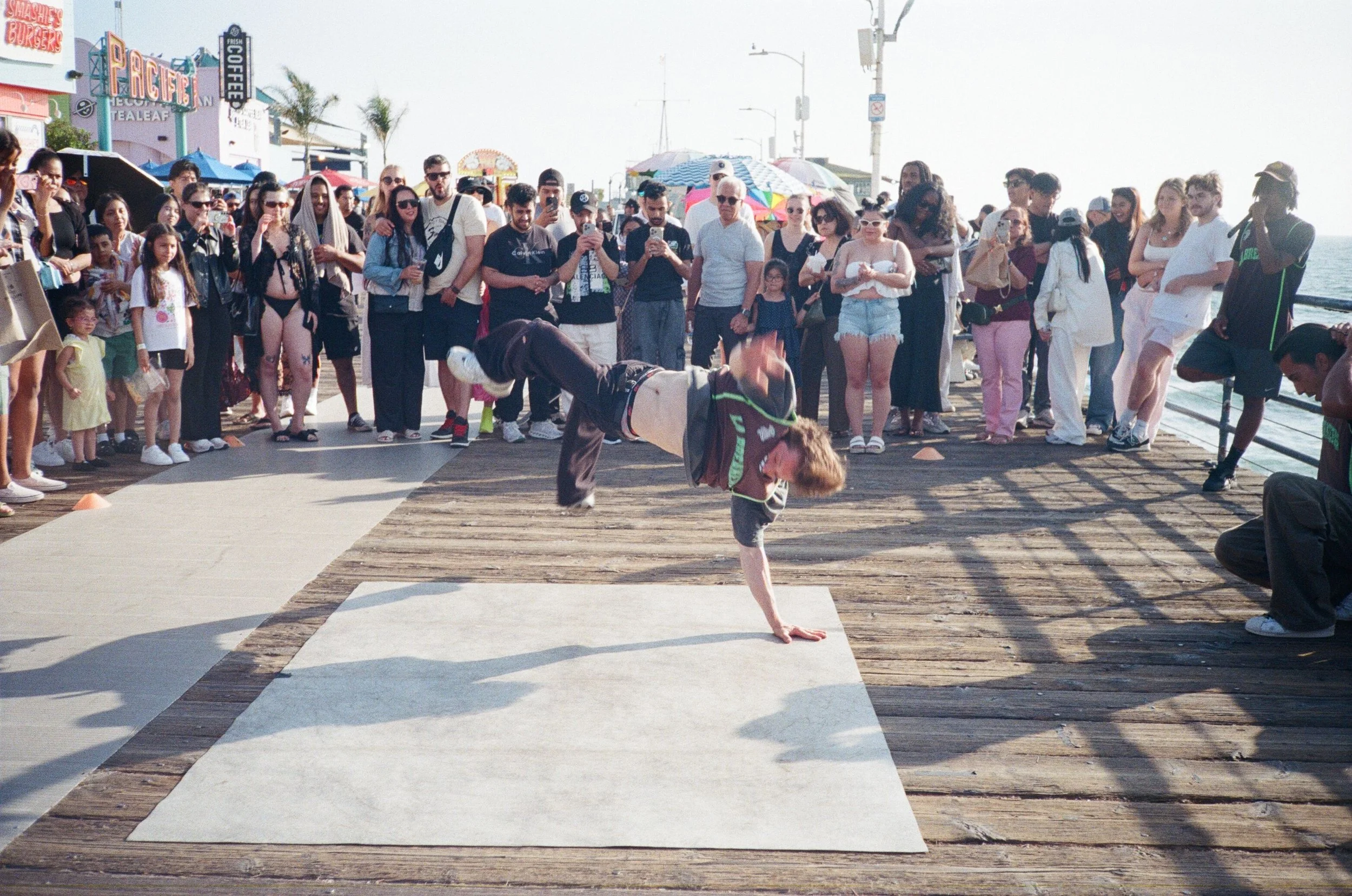 Santa Monica,LA  break dancers